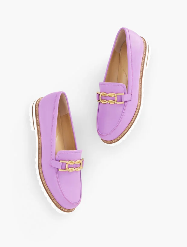 Laura Link Nappa Loafers