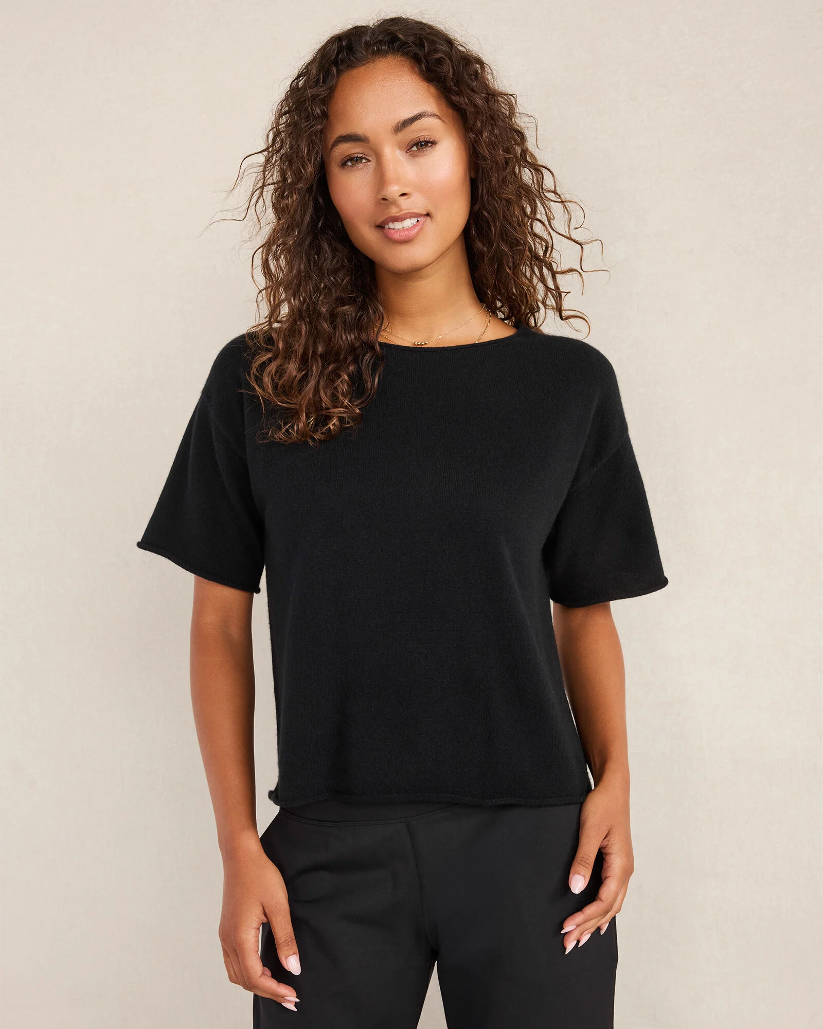 Cashmere Crewneck Tee