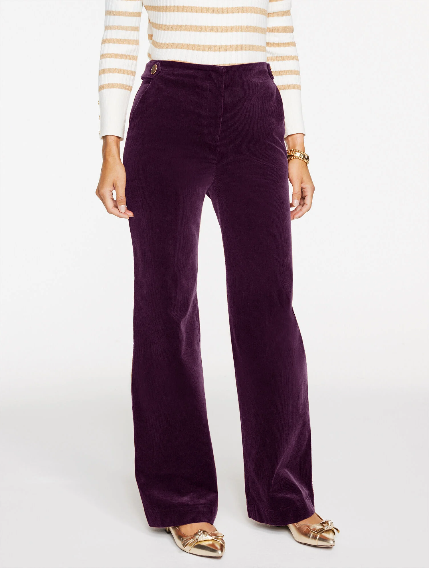 Wide Leg Corduroy Pants