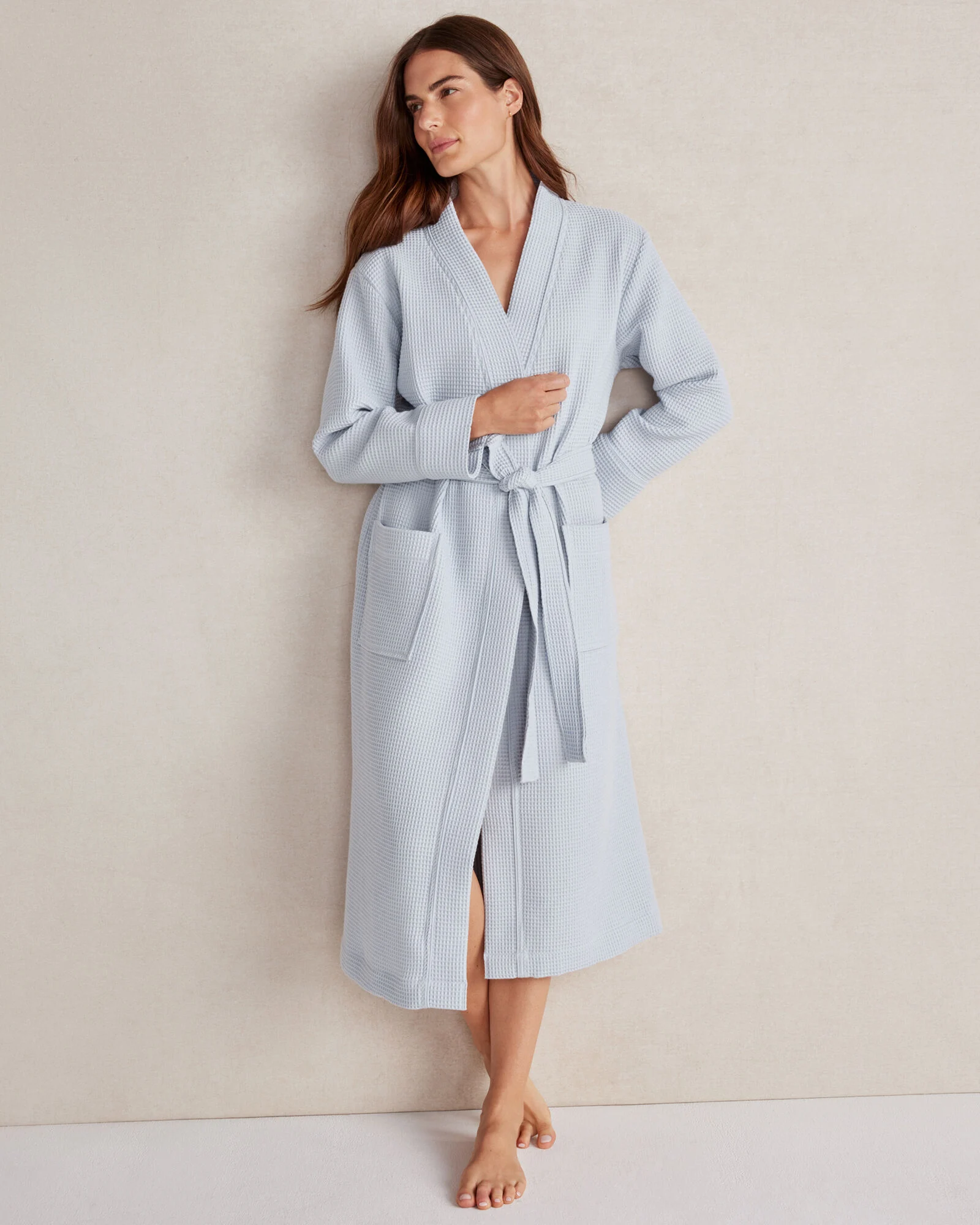 Organic Cotton Waffle Robe