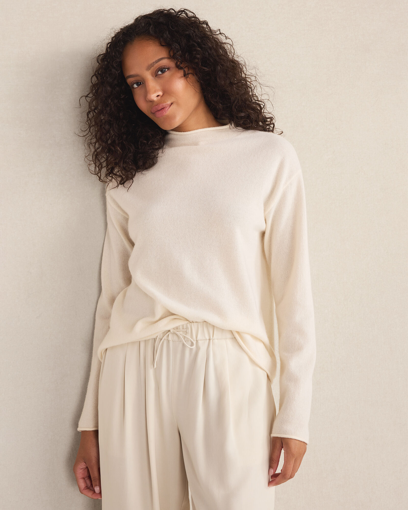 Cashmere Mockneck Sweater