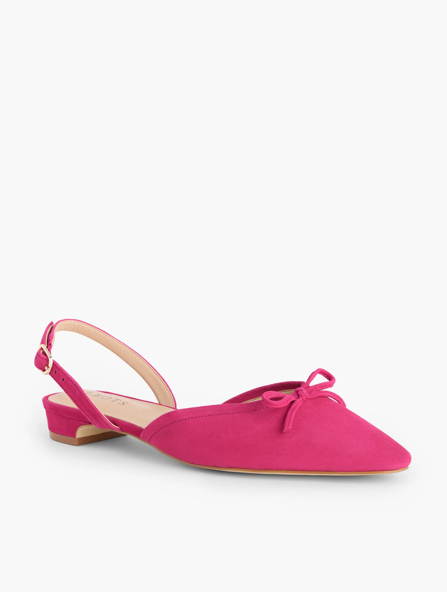 Shelby Suede Slingback Flats