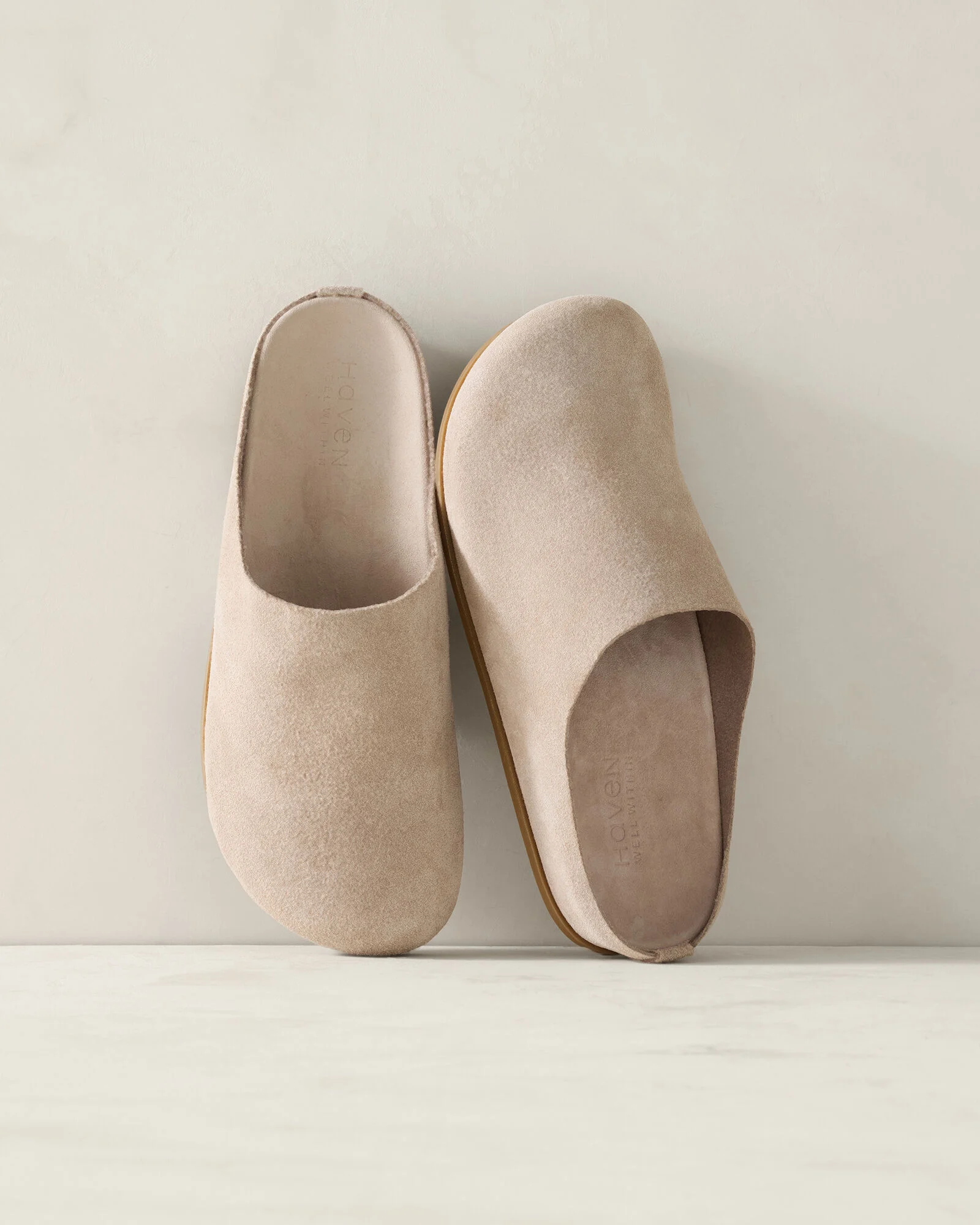 Suede Clogs