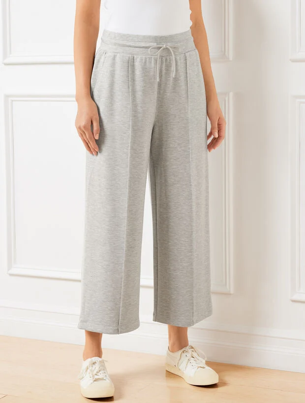 AirKnit Stretch Wide Crop Pants - Grey Sky Heather