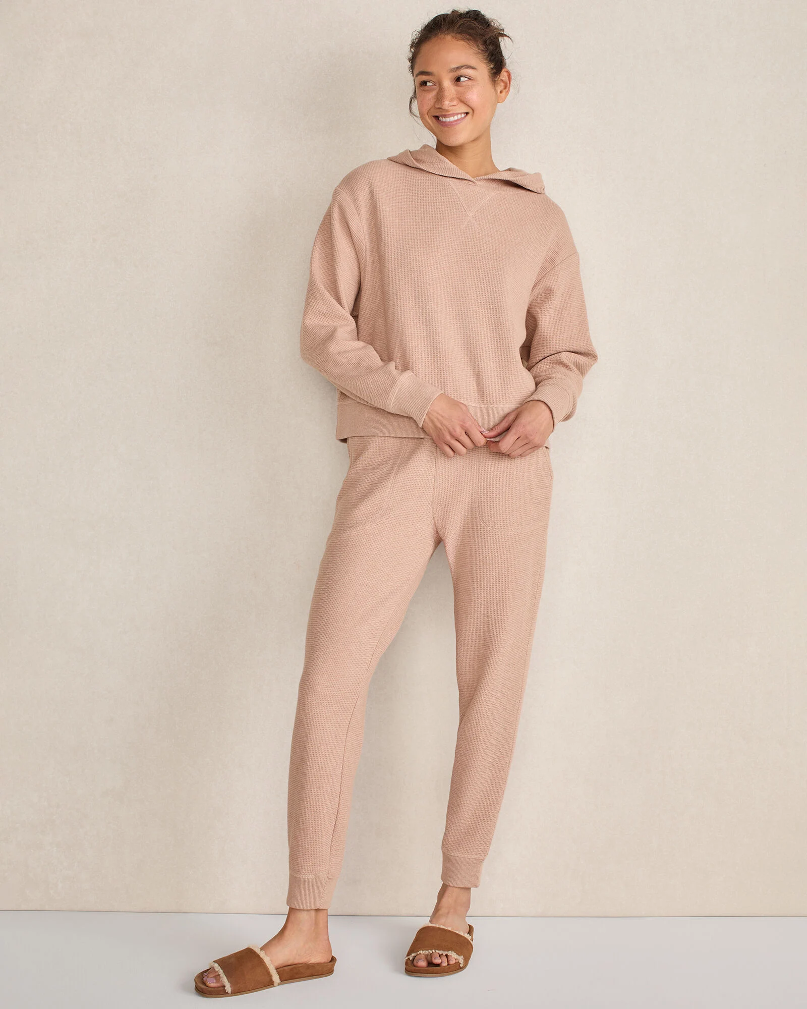 Organic Cotton Waffle Jogger