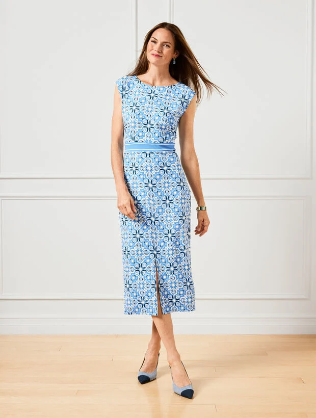 Effortless Jersey Midi Dress - Allure Medallion