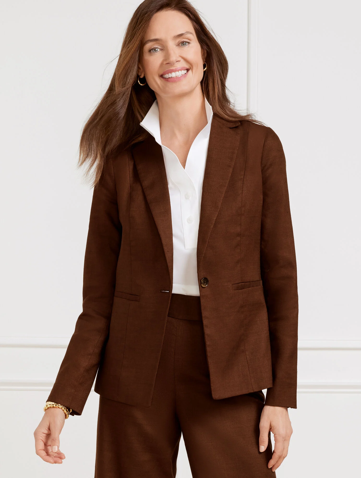 Linen Blend Blazer