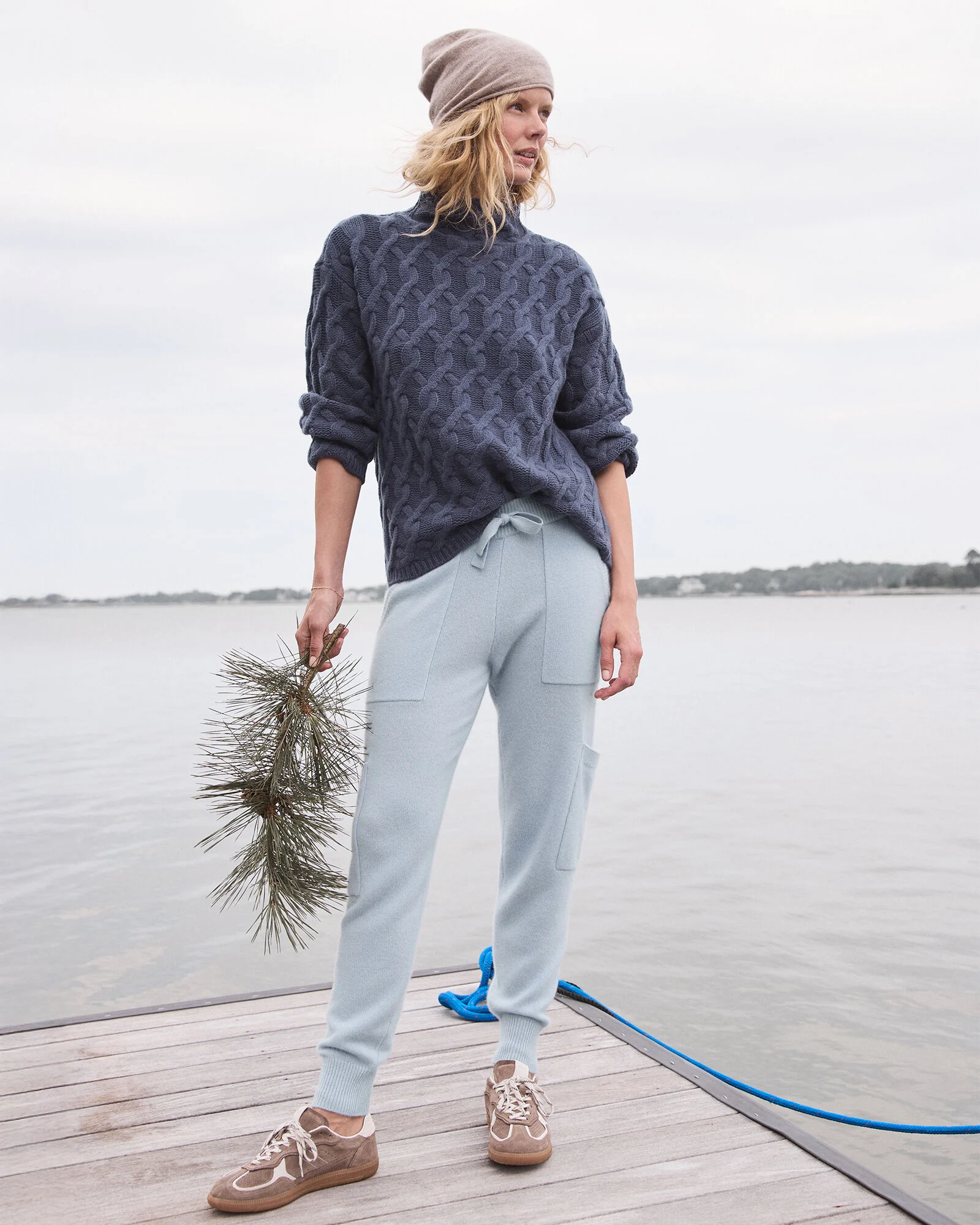 Cashmere Cargo Joggers