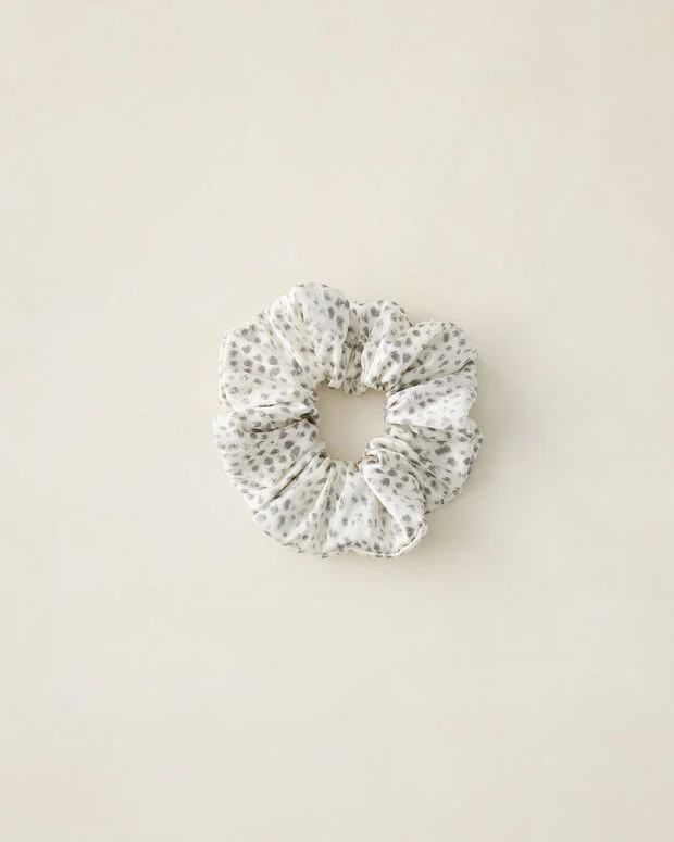 Washable Silk Animal Dot Scrunchie