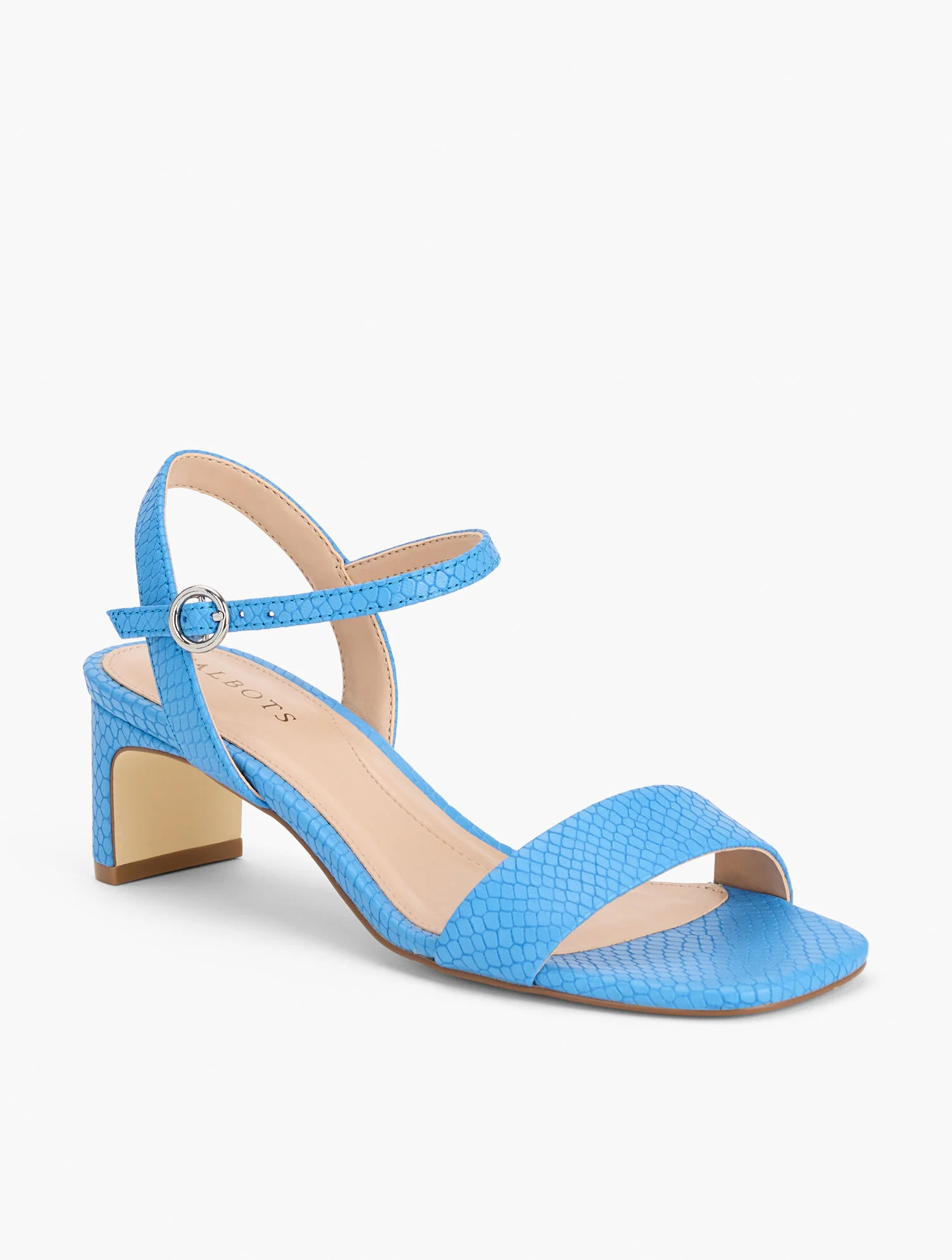 Cayden Embossed Block Heel Sandals