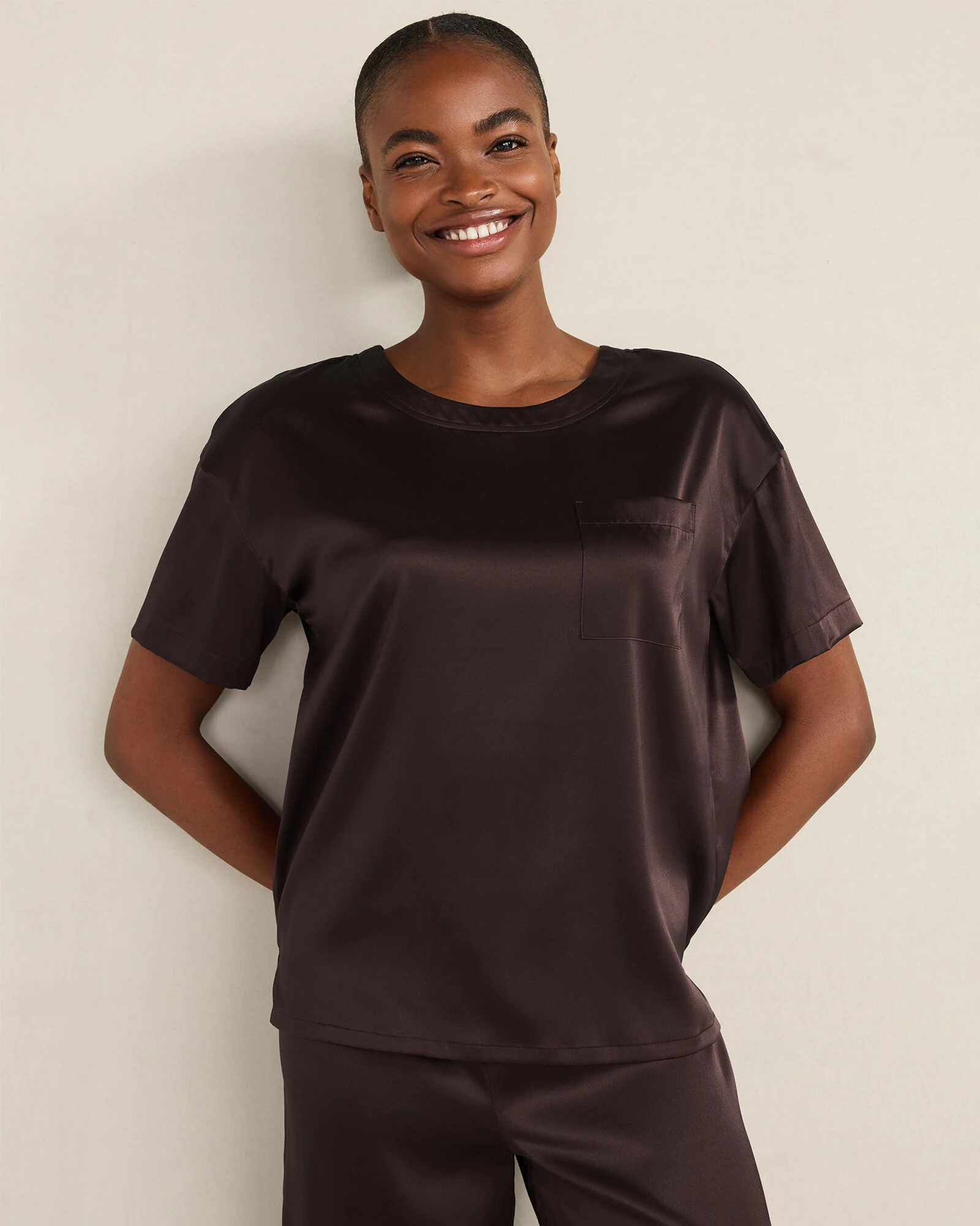 Washable Silk Sleep Top