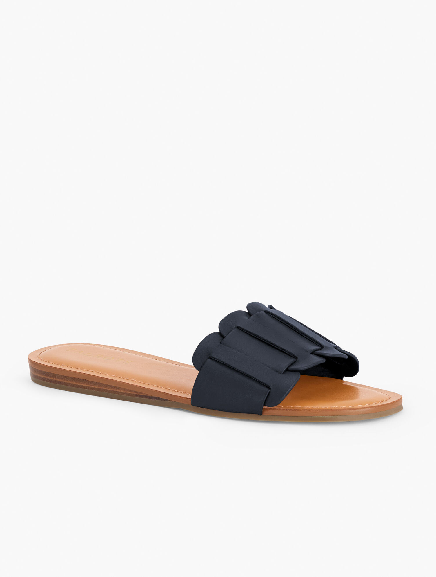 Kaia Vachetta Demi Wedge Slides