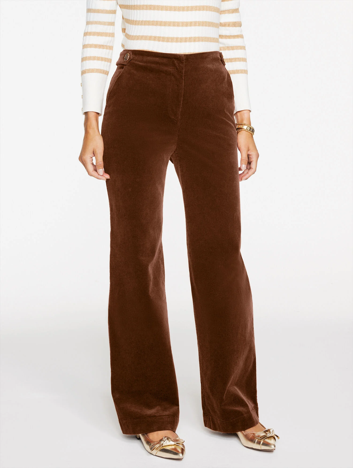 Wide Leg Corduroy Pants