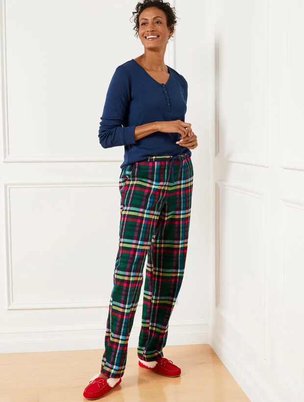 Cotton Flannel Pajama Set - Great Outdoors Plaid