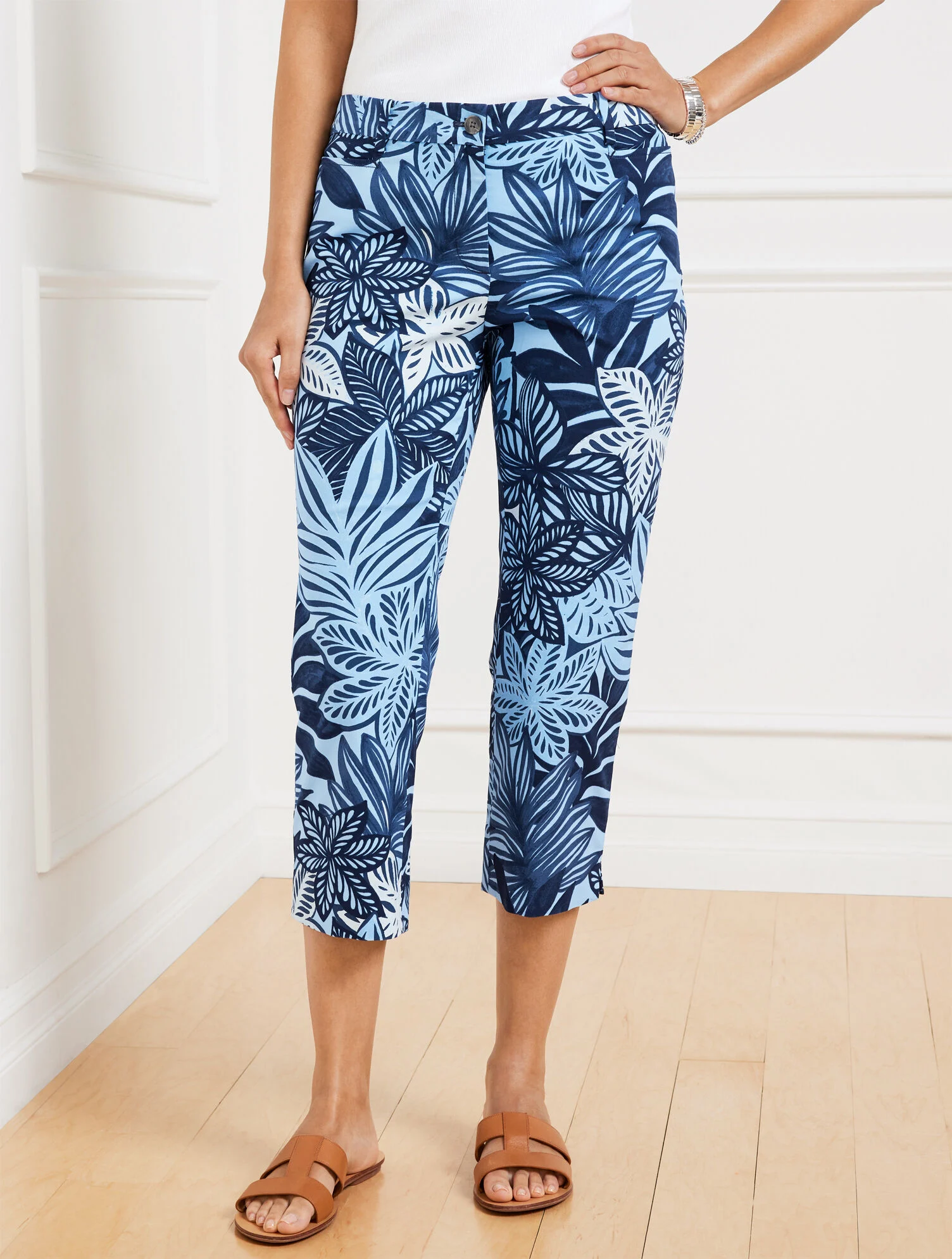 Perfect Skimmers - Watercolor Botanical - Curvy Fit