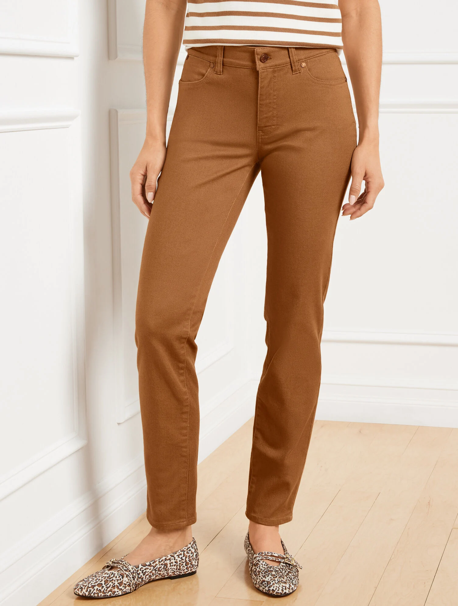 Slim Ankle Jeans - Piece Dyed