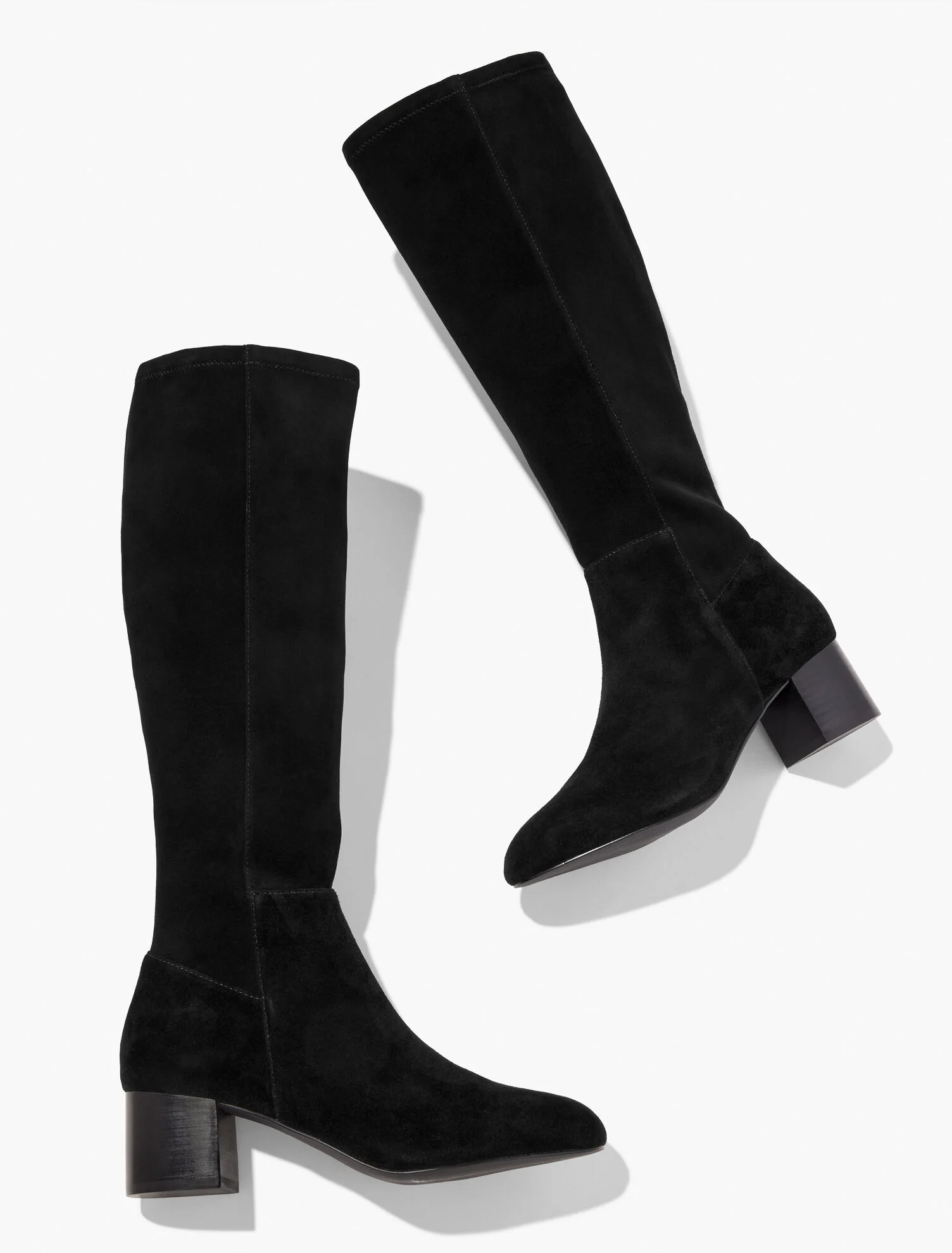Sophie Stretch Suede Tall Boots