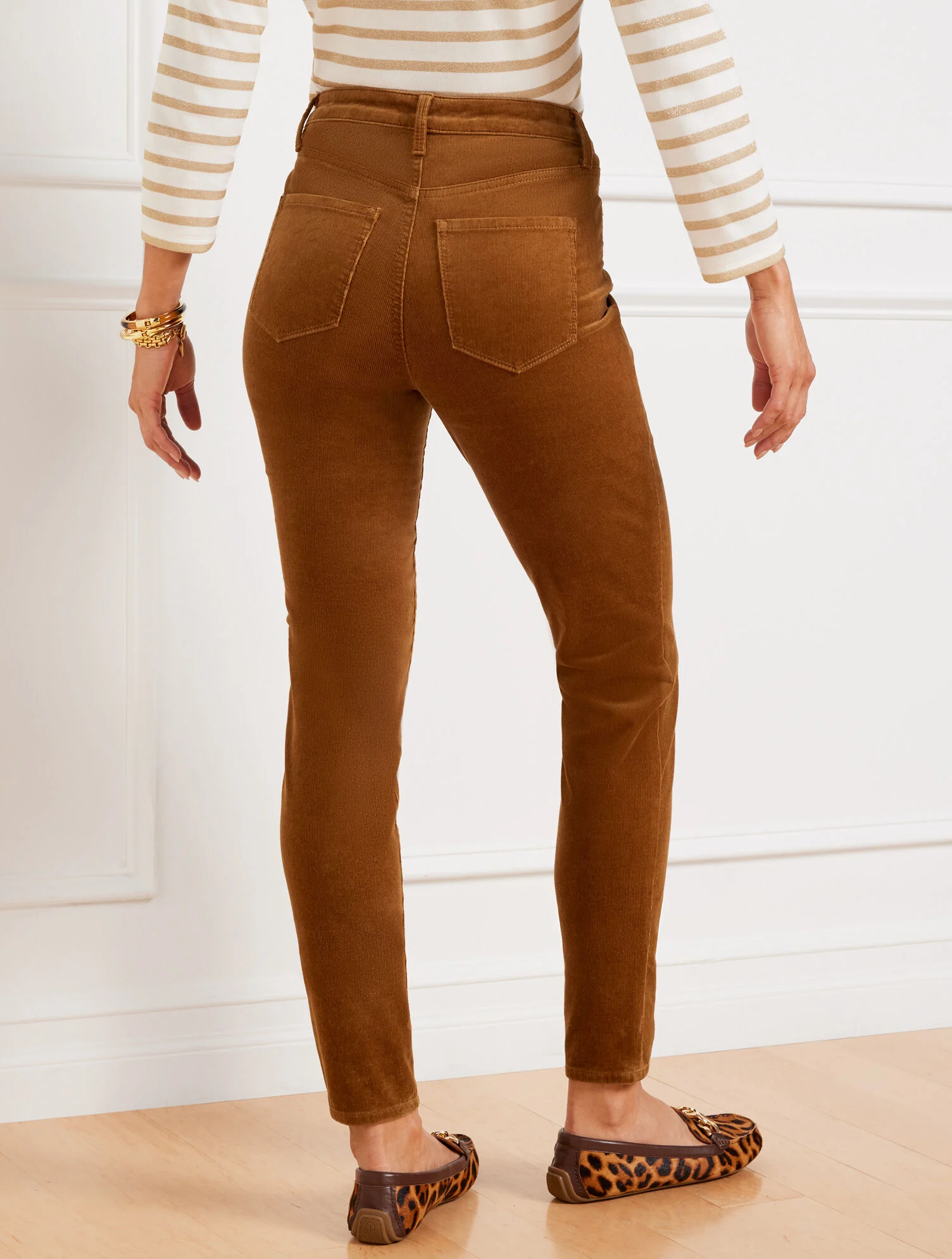Stretch Corduroy Jeggings - Solids - Curvy Fit