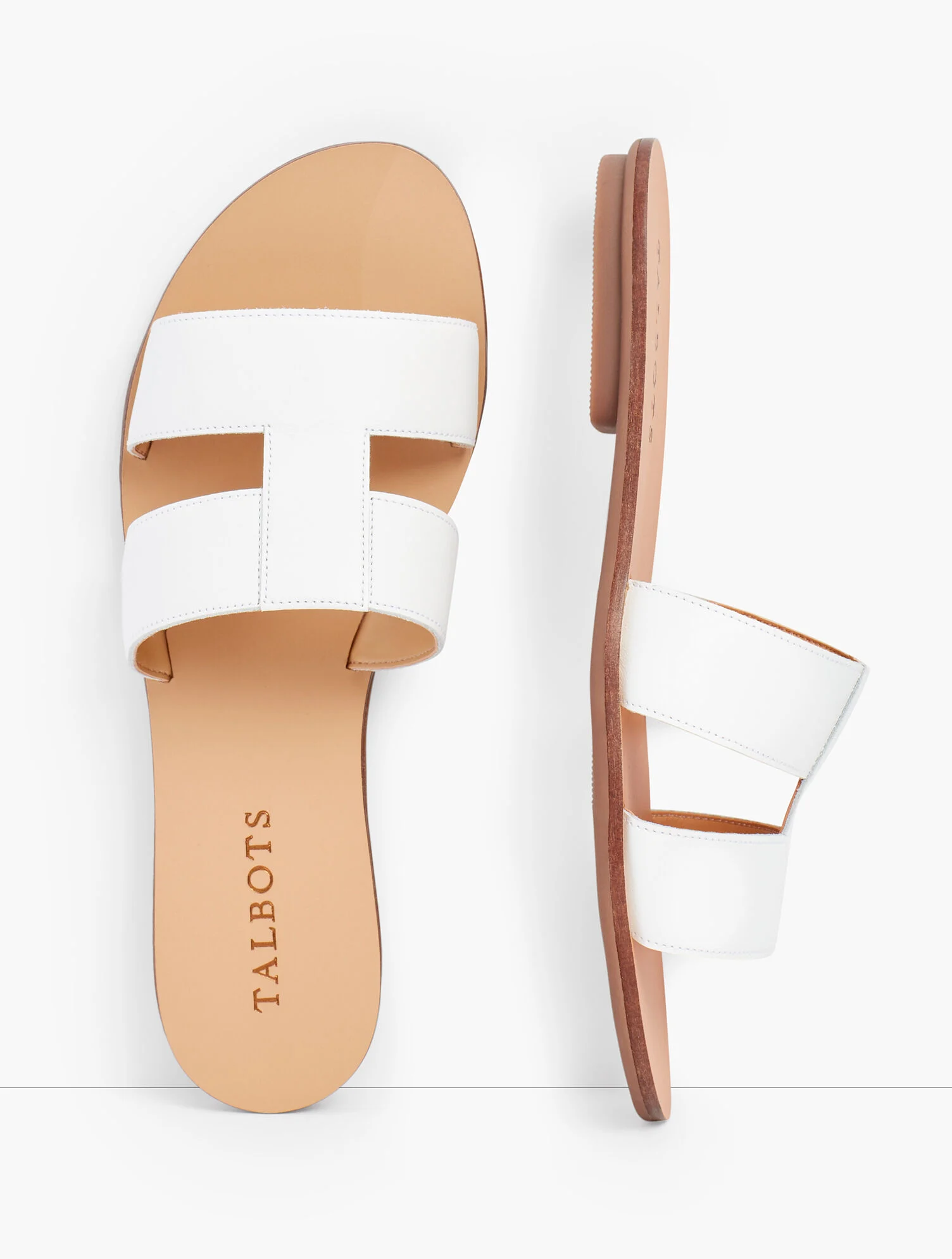 Hannah Vachetta Leather Slides