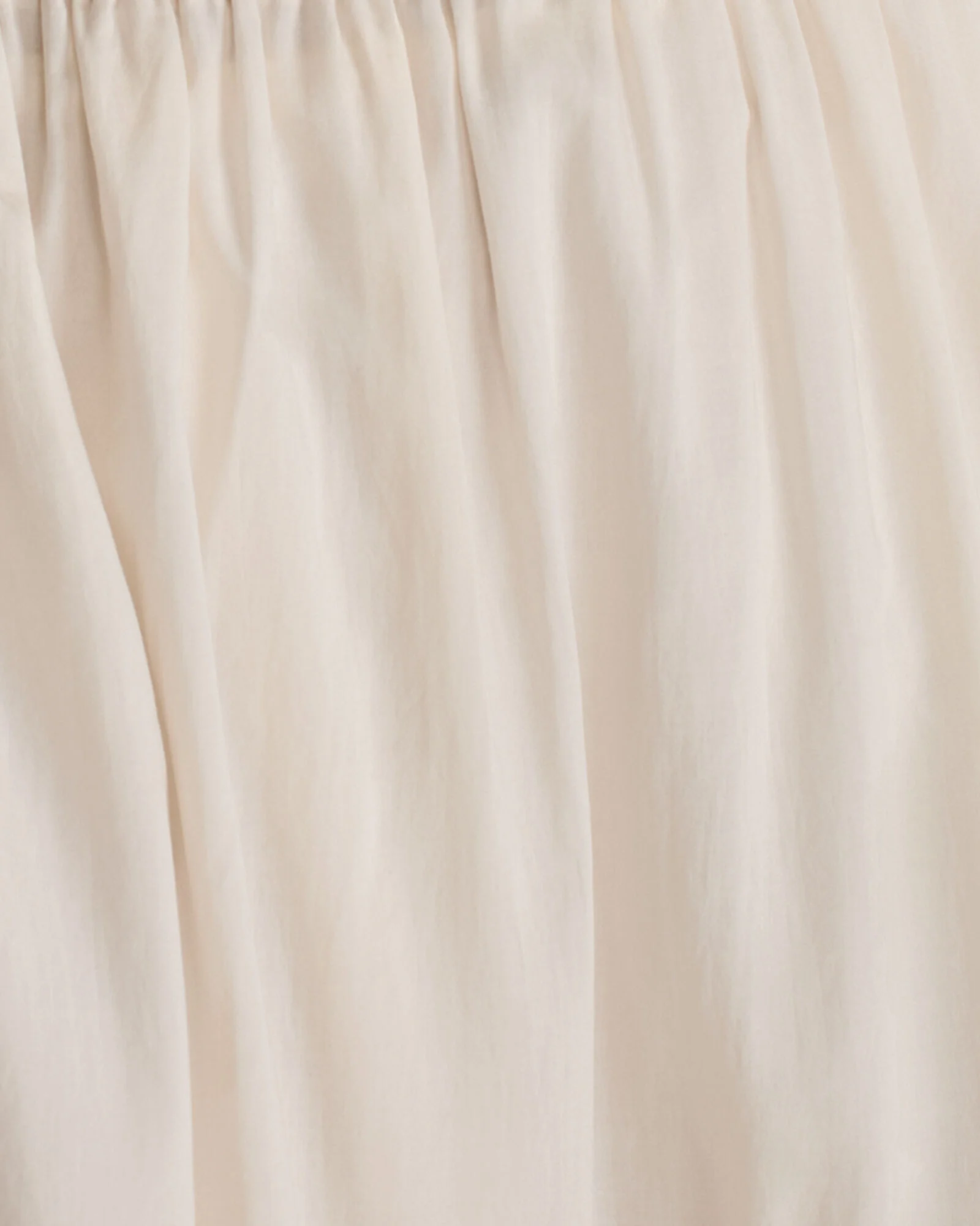 Cotton Voile Rouched Maxi Dress