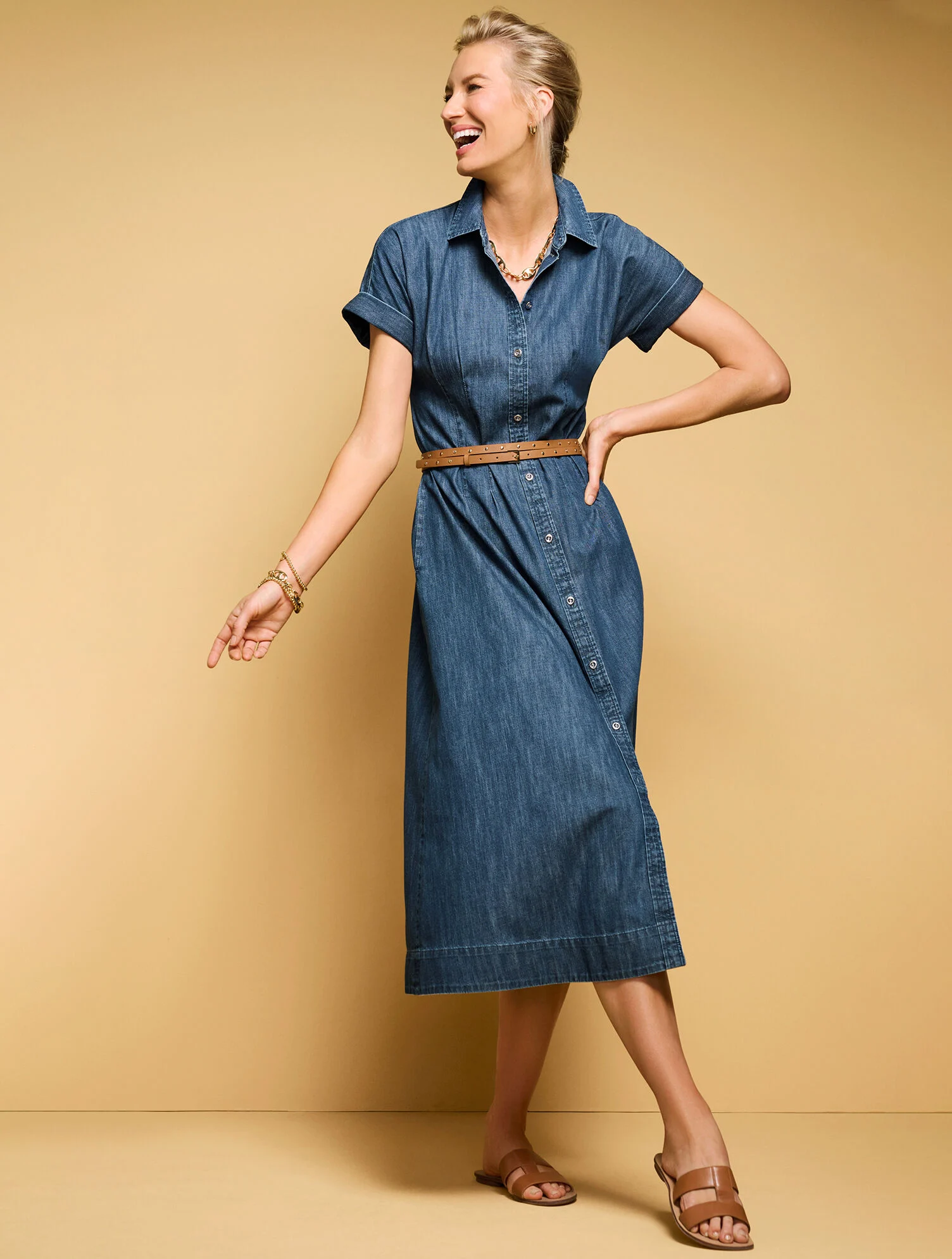 Denim Shirtdress - Marina Wash