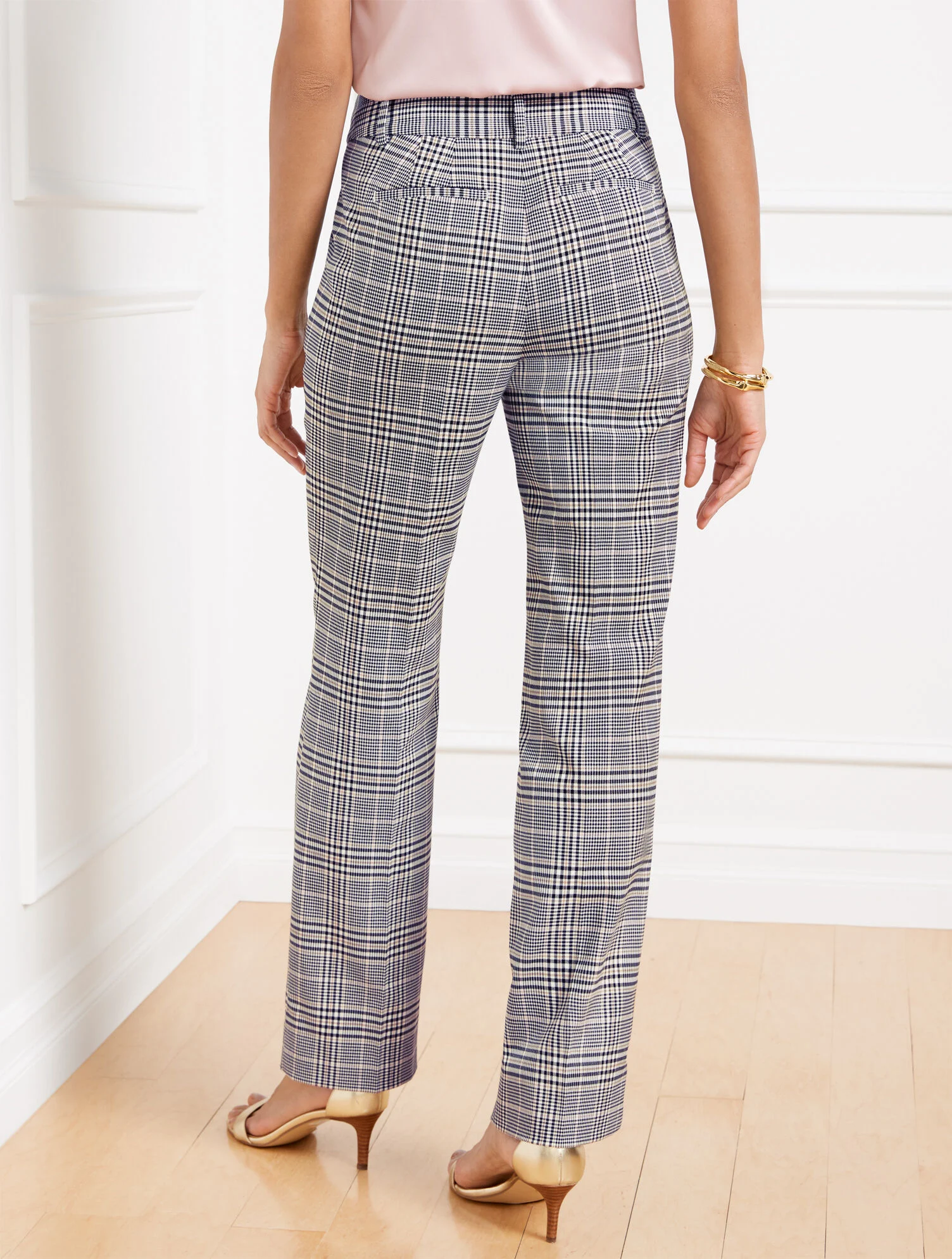Lake Glen Plaid Straight Leg Pants