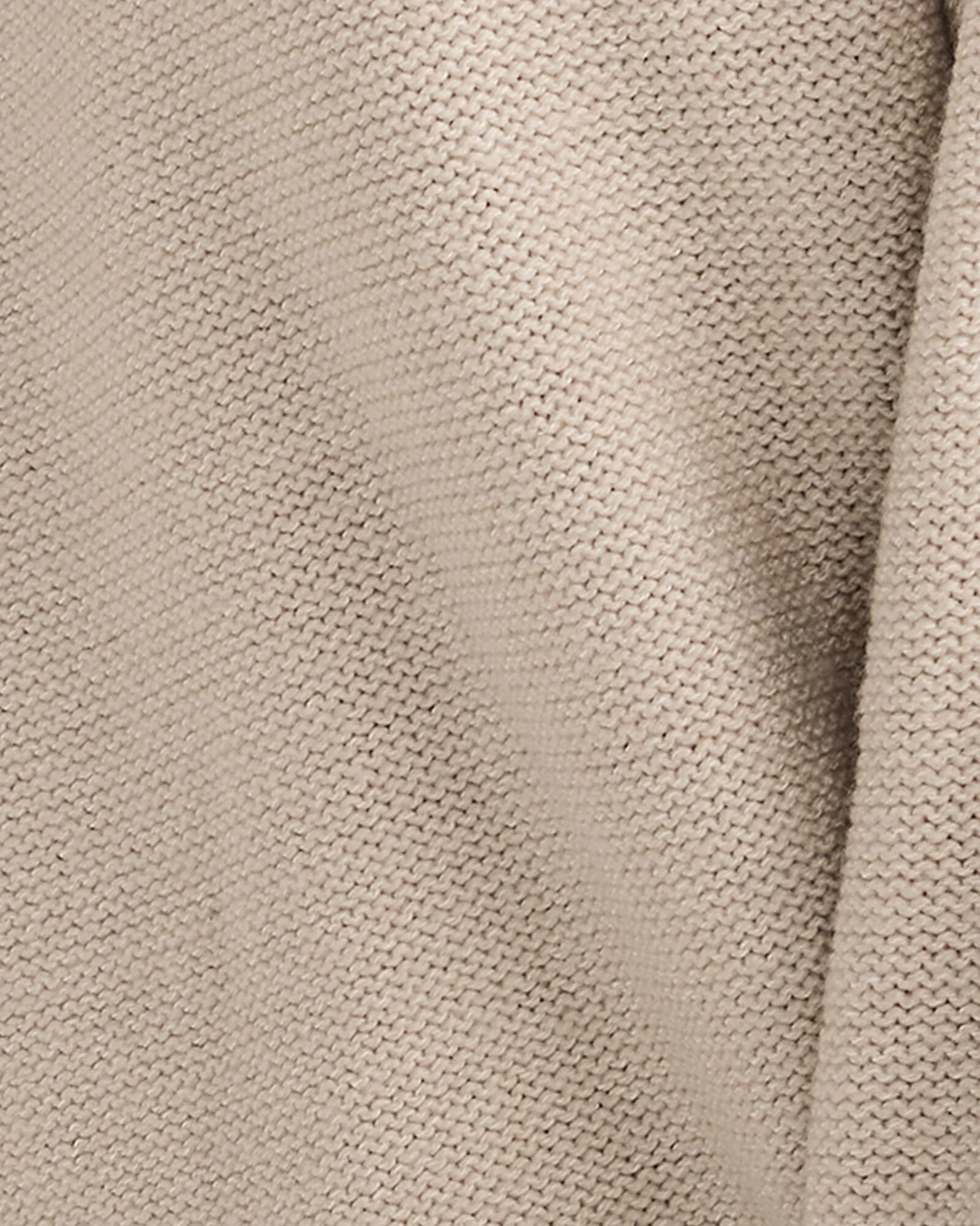 Cotton Blend Mockneck Sweater