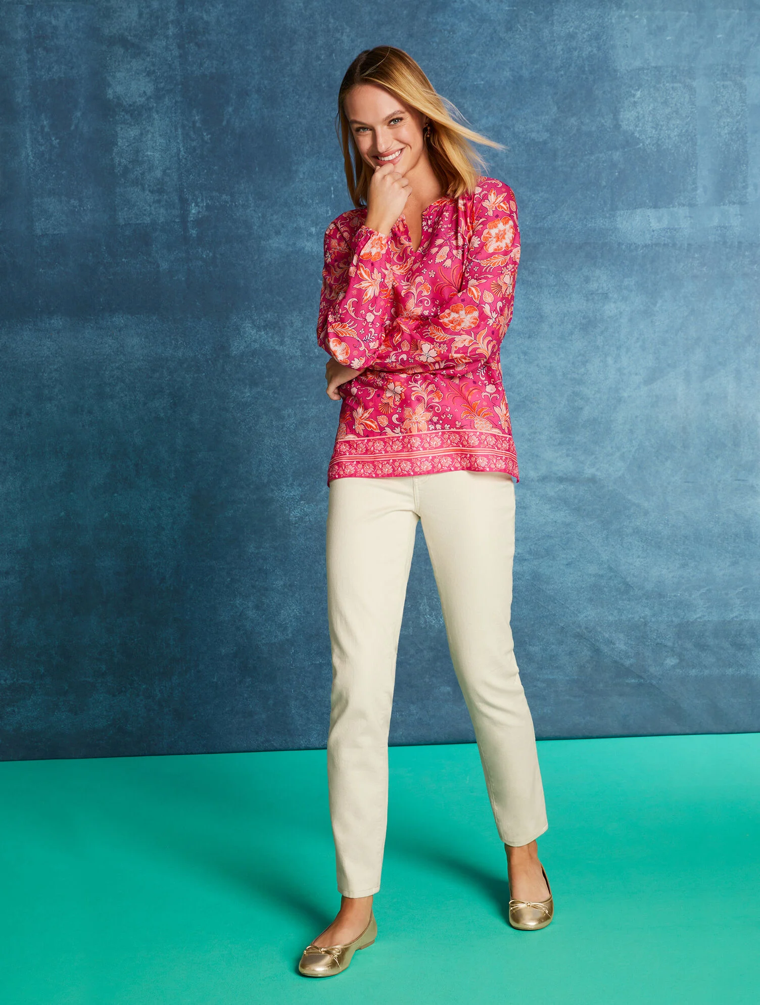 Slim Ankle Jeans - Natural