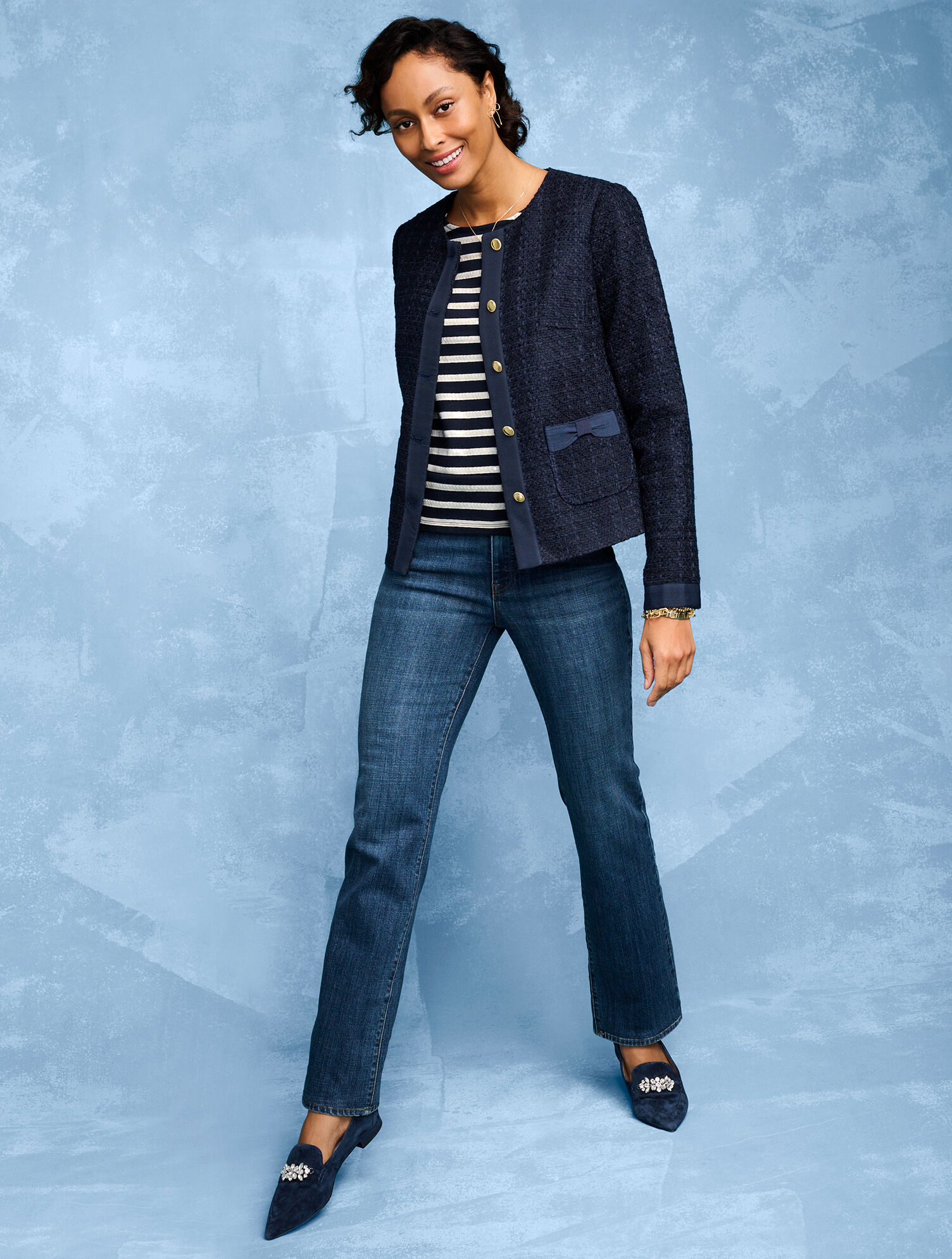 Vibrant Tweed Jacket