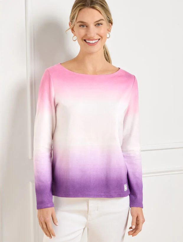 Authentic Talbots Tee - Dip-Dye