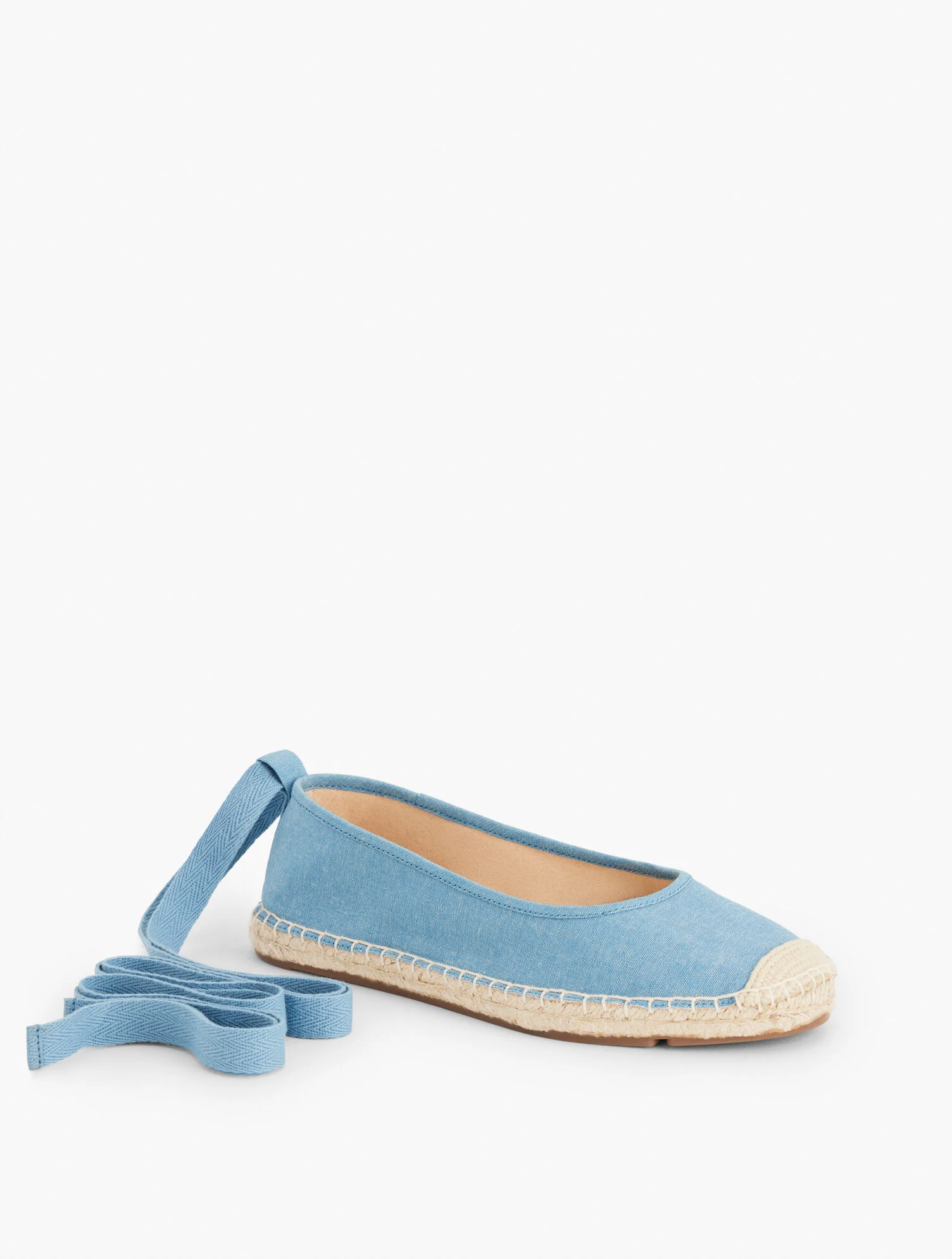 Izzy Chambray Espadrille Flats