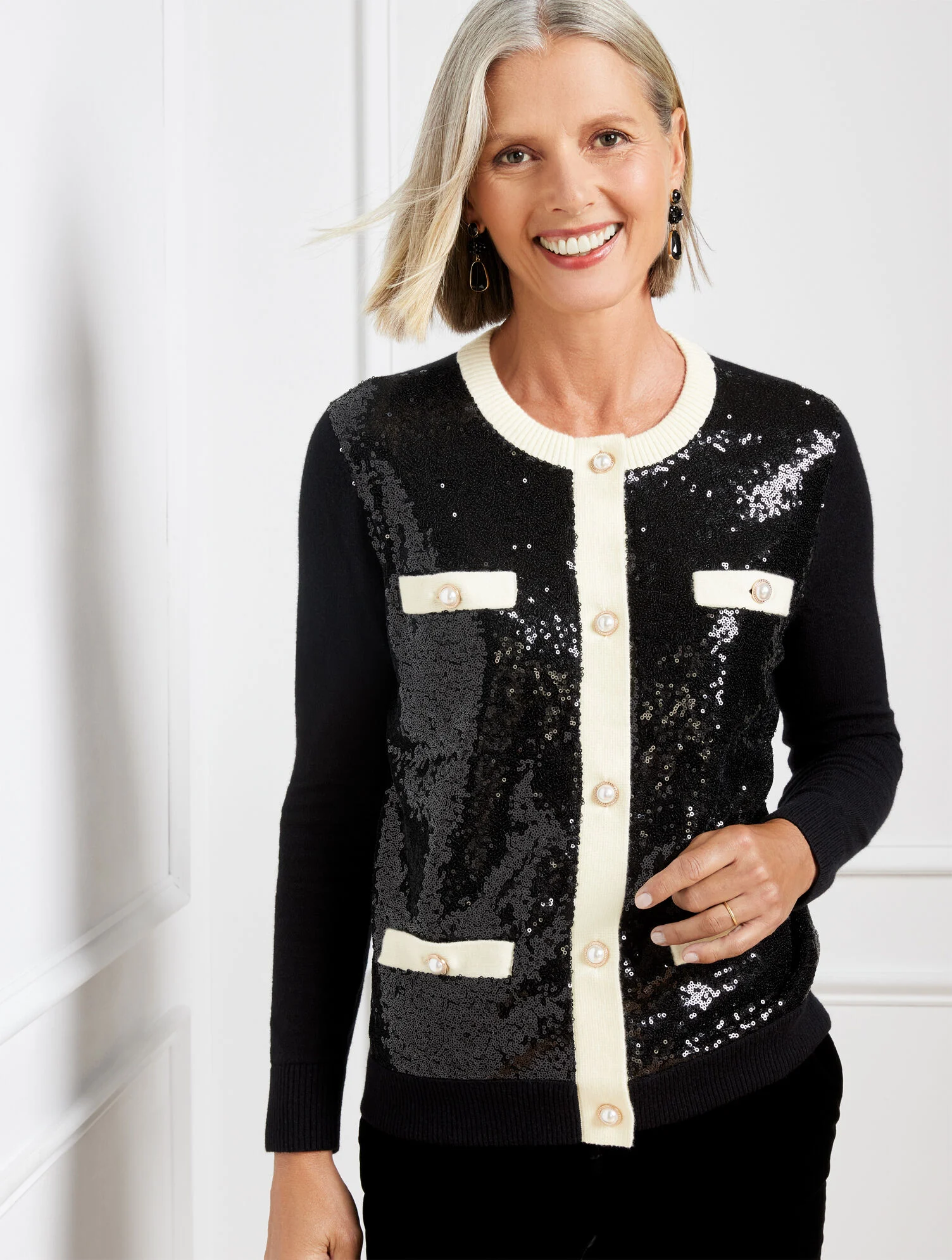 Sequin Embellished Jacket
