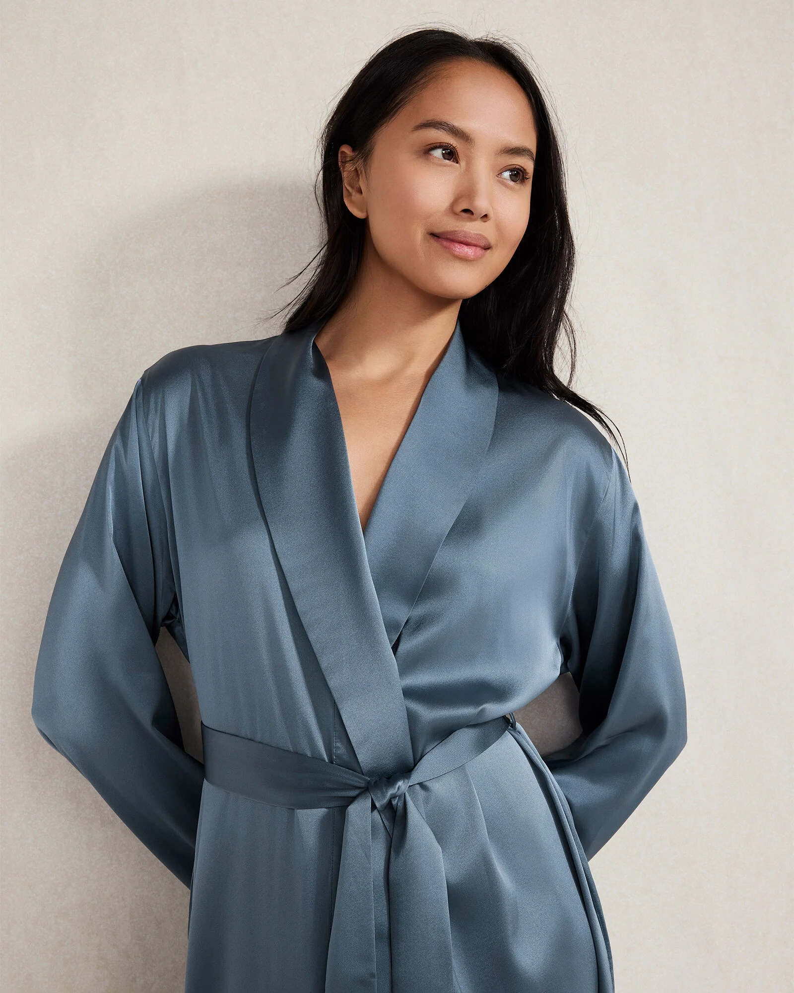 Washable Silk Robe