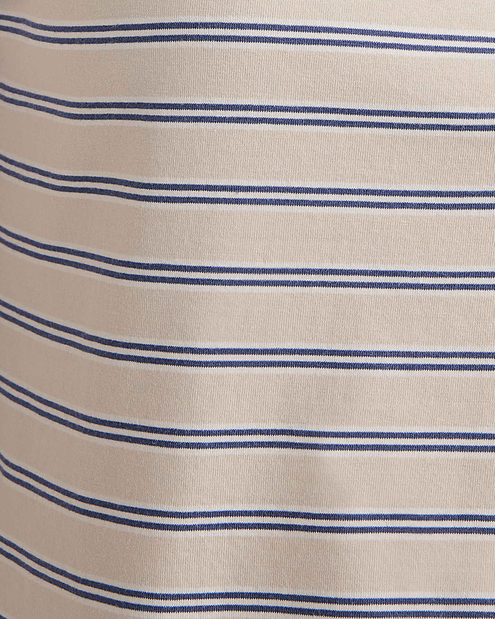 Organic Cotton Jersey Stripe Henley