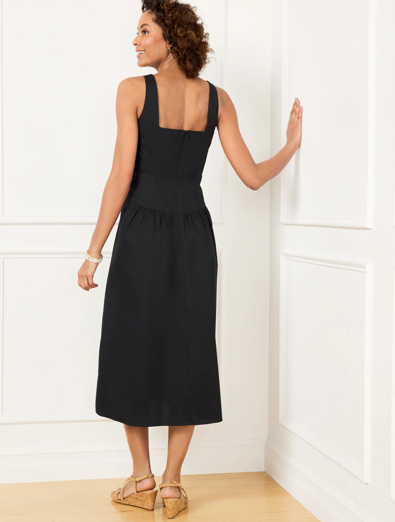 Modern Poplin Fit & Flare Dress
