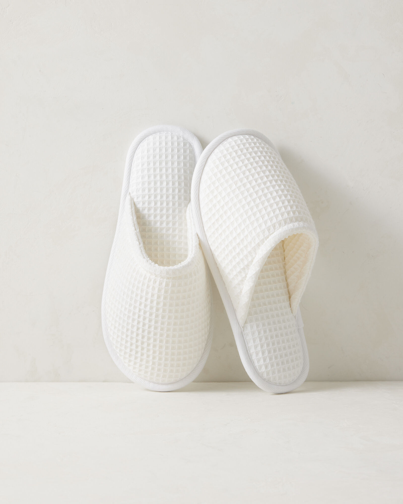 Organic Cotton Terry Waffle Slippers