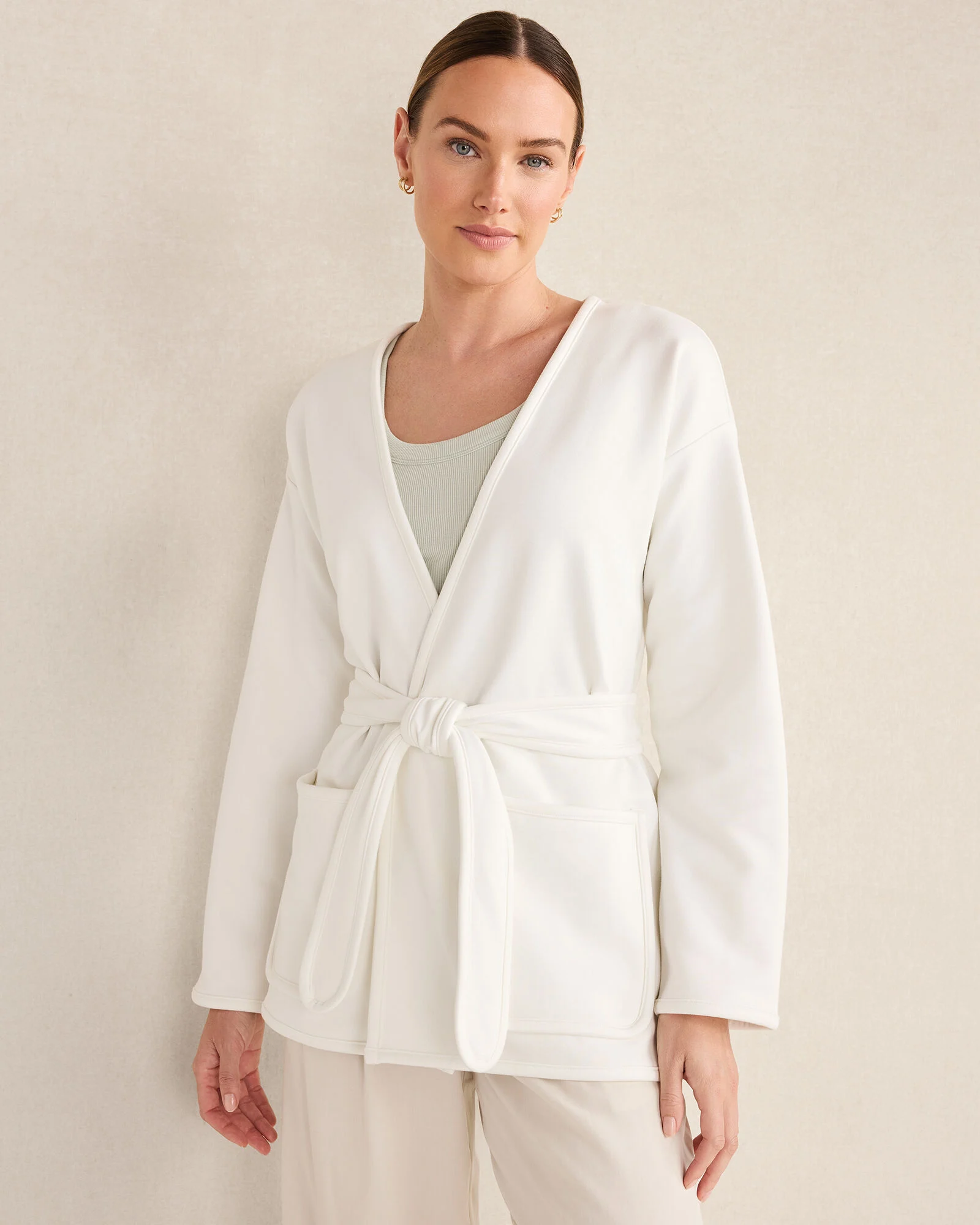 Soft-Brushed Fleece Wrap