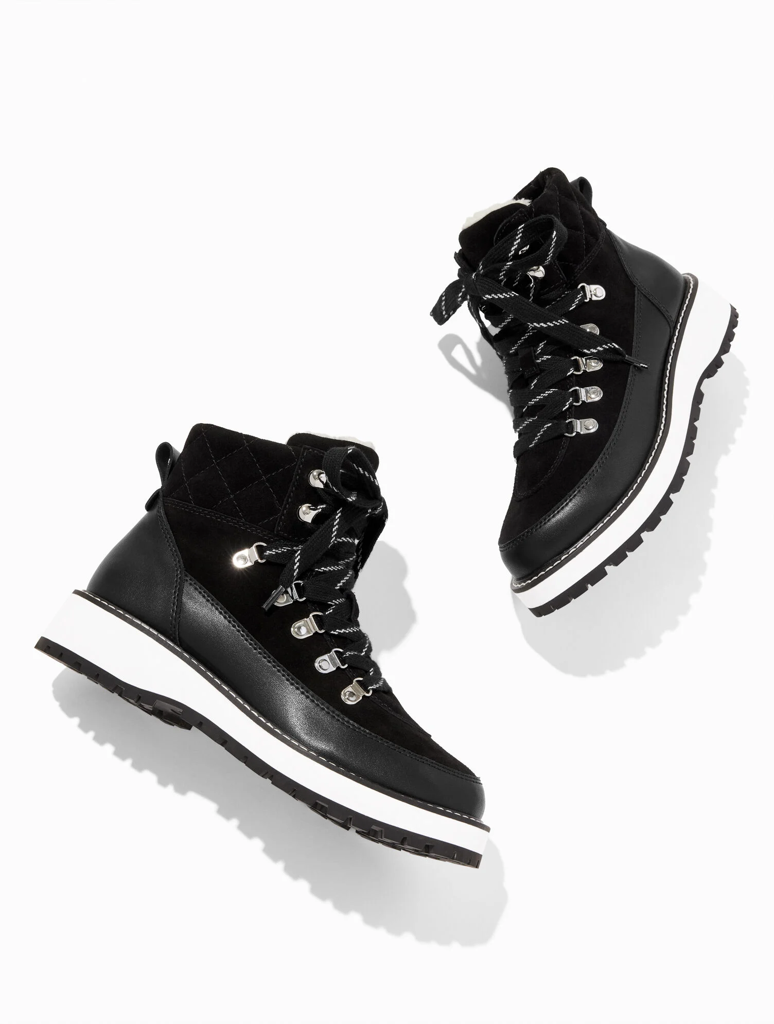 Jules Suede & Leather Hiker Boots