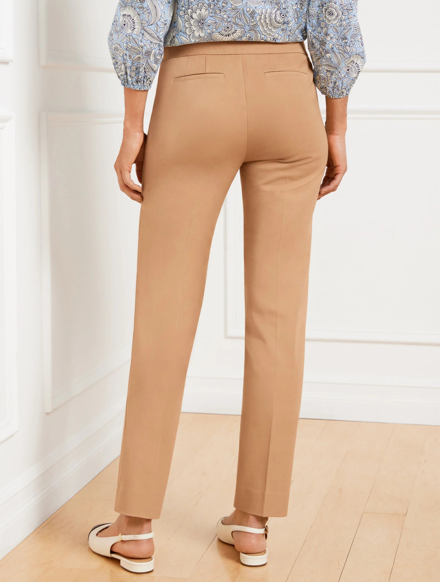 Talbots Chatham Cotton Bi-Stretch Slim Ankle Pants