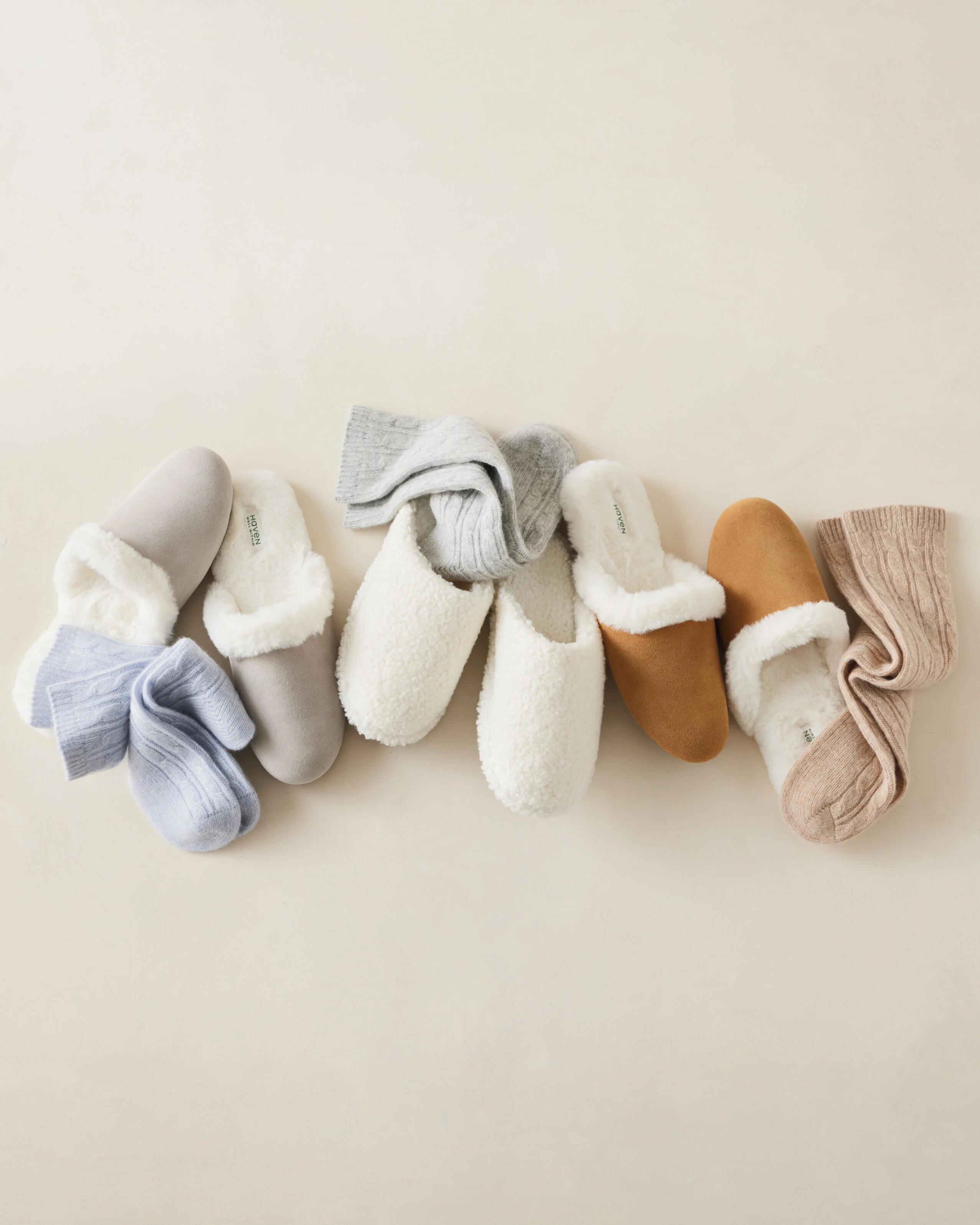 Cashmere Blend Ribbed Socks