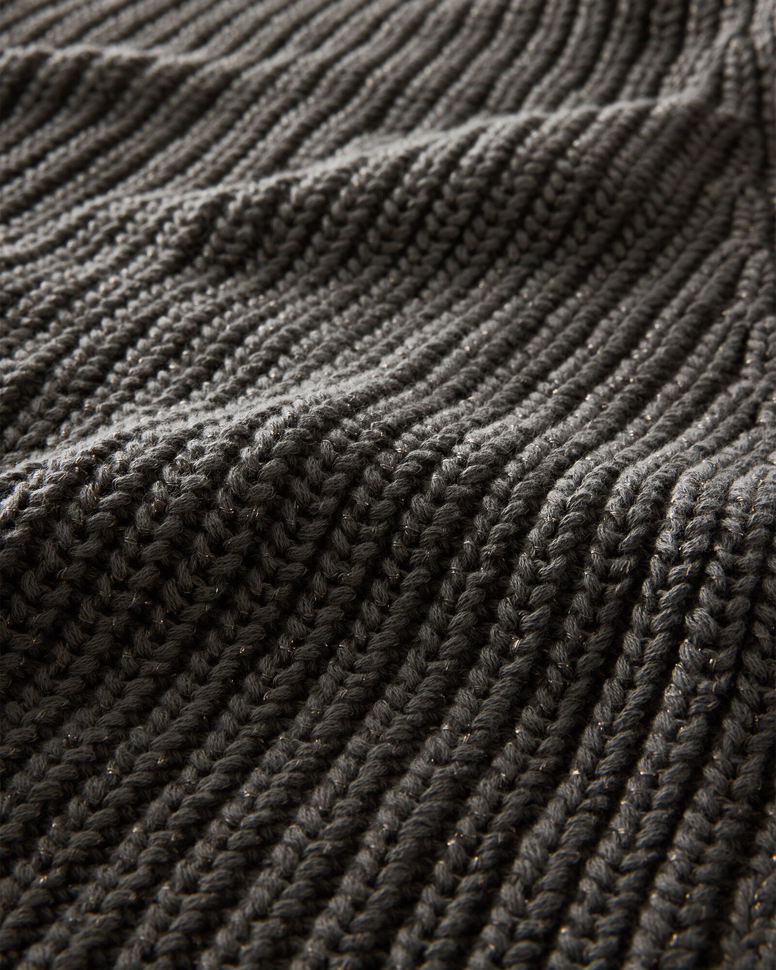 Cotton Blend Lurex Belted Cardigan