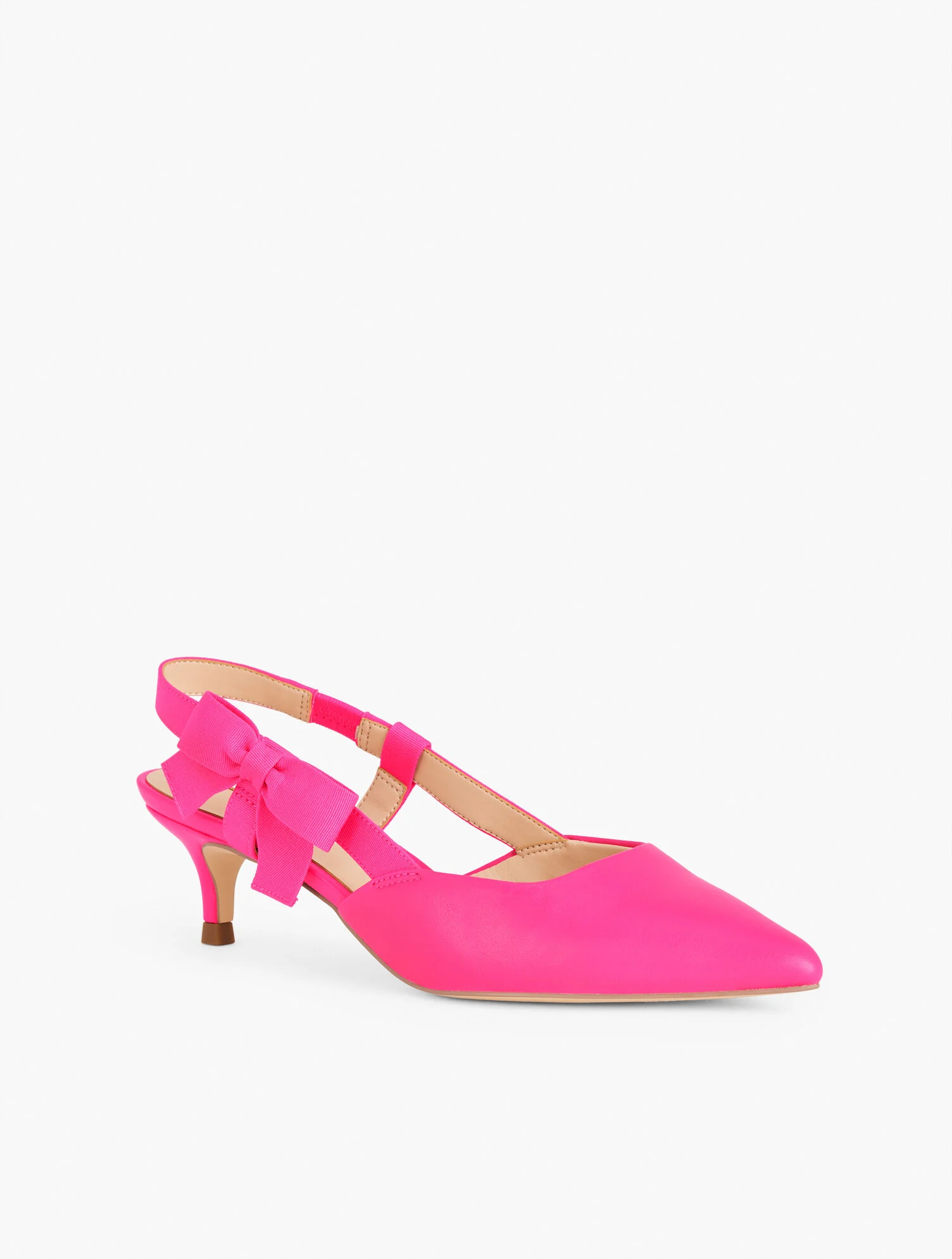 Sylvie Bow Slingback Nappa Pumps