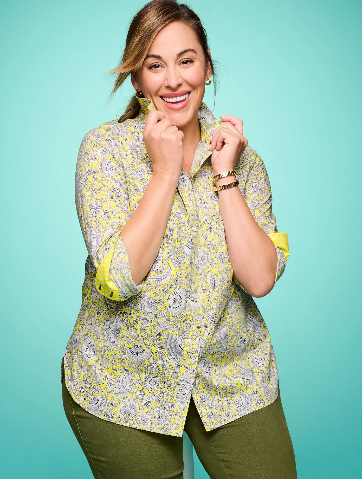 Modern Classic Shirt - Herbaceous Vines