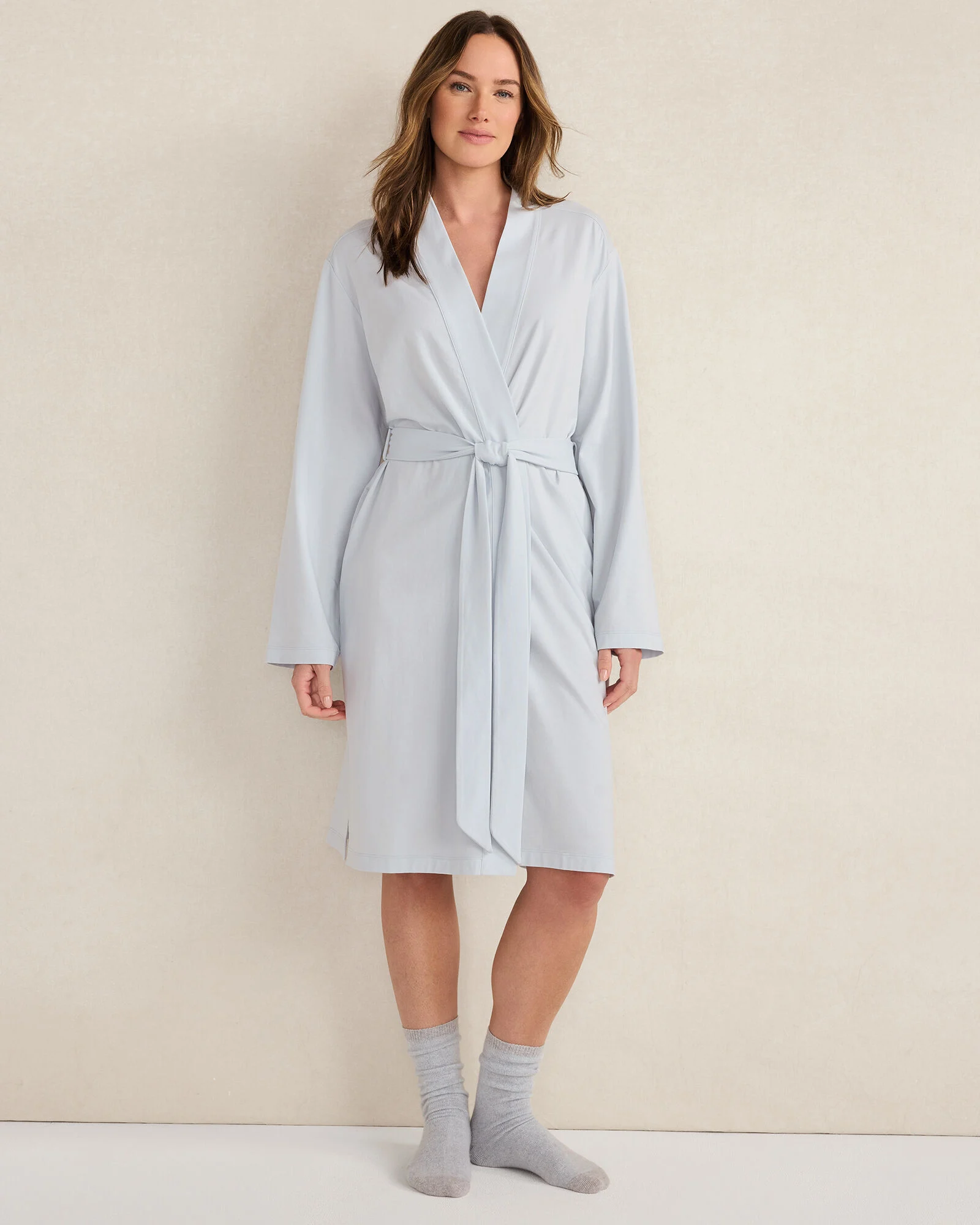 Organic Cotton Jersey Robe