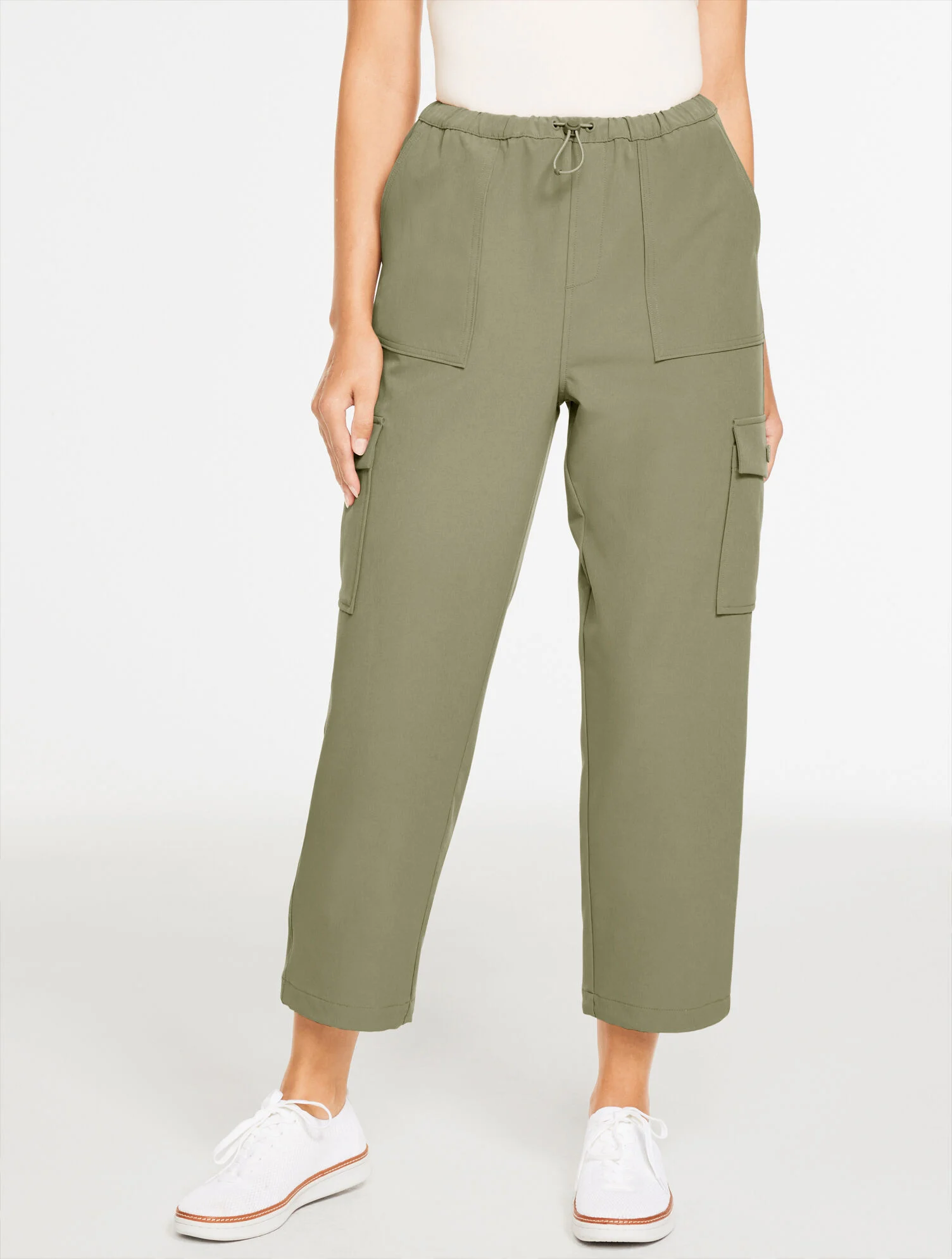 Stretch Woven Cargo Pants