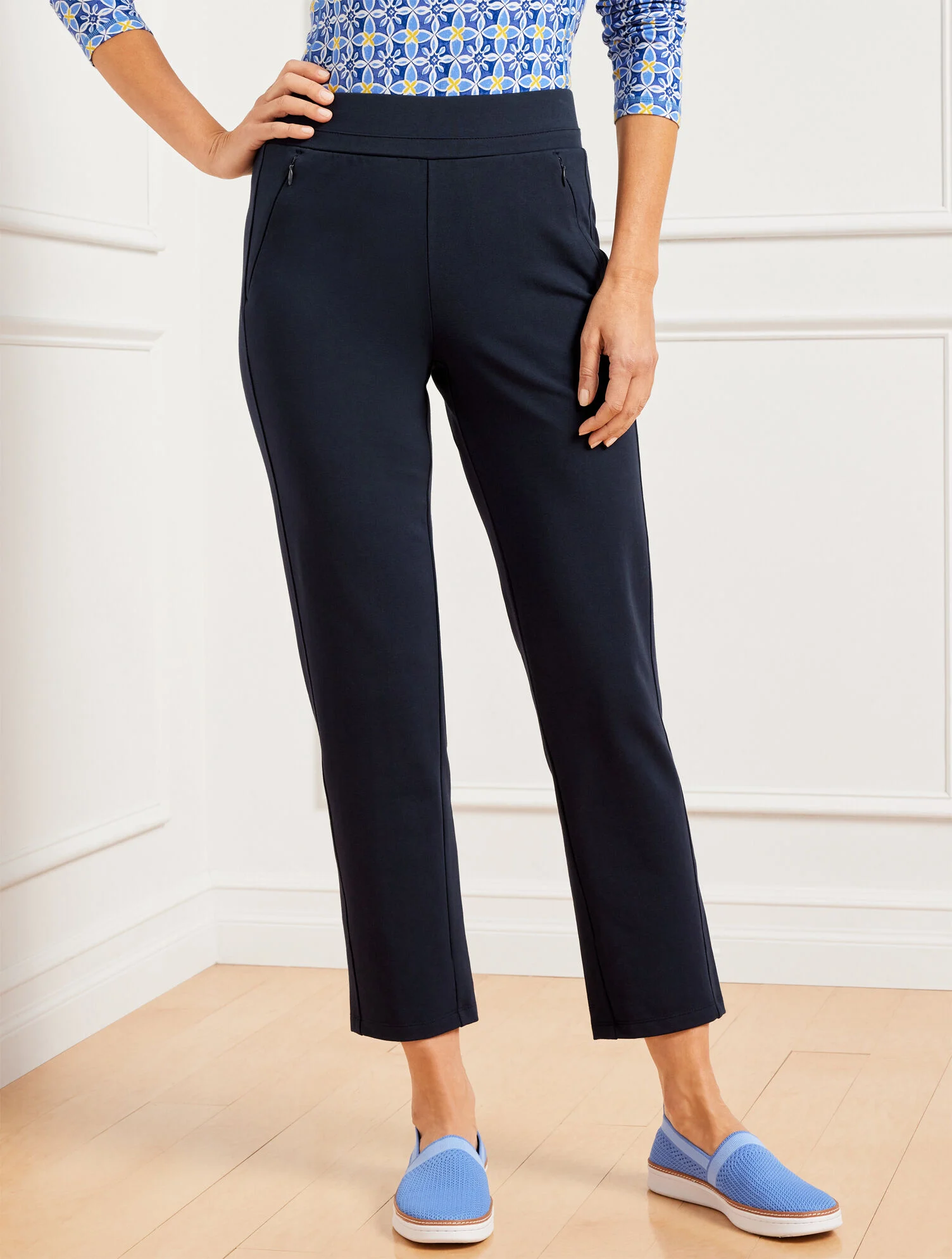 Everyday Stretch Straight Leg Ankle Pant