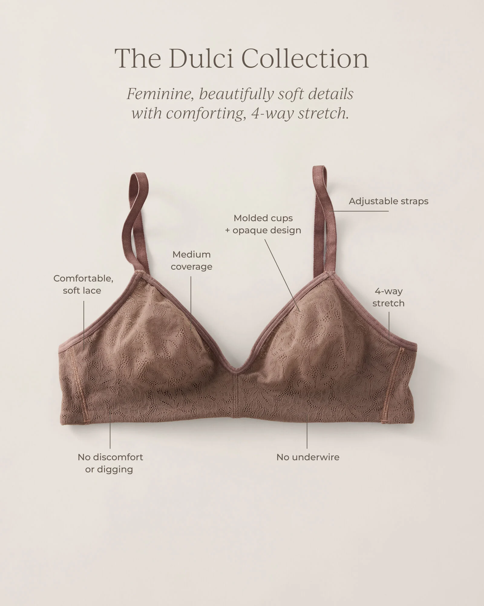 Dulci Unlined Bralette
