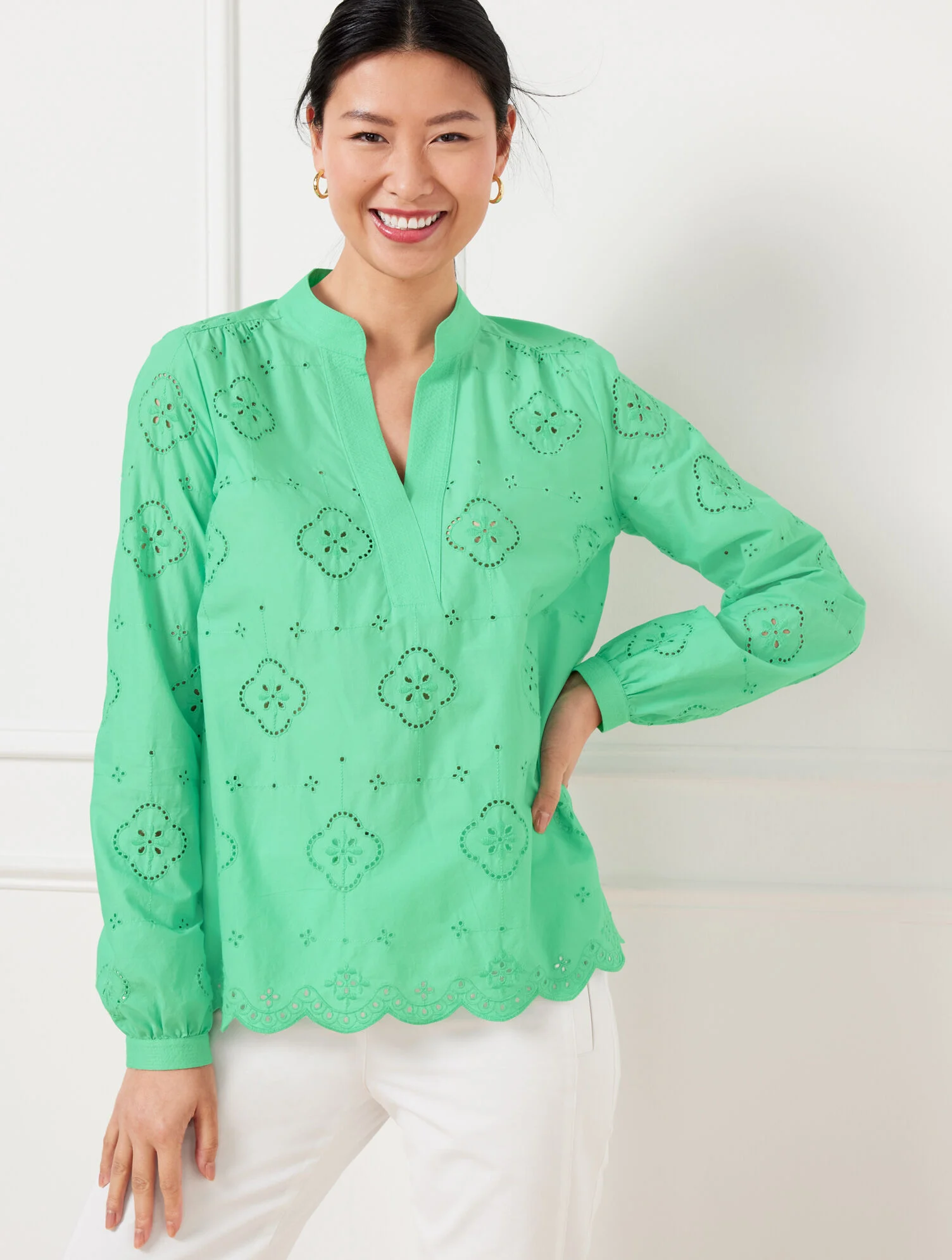 Floral Embroidered Top