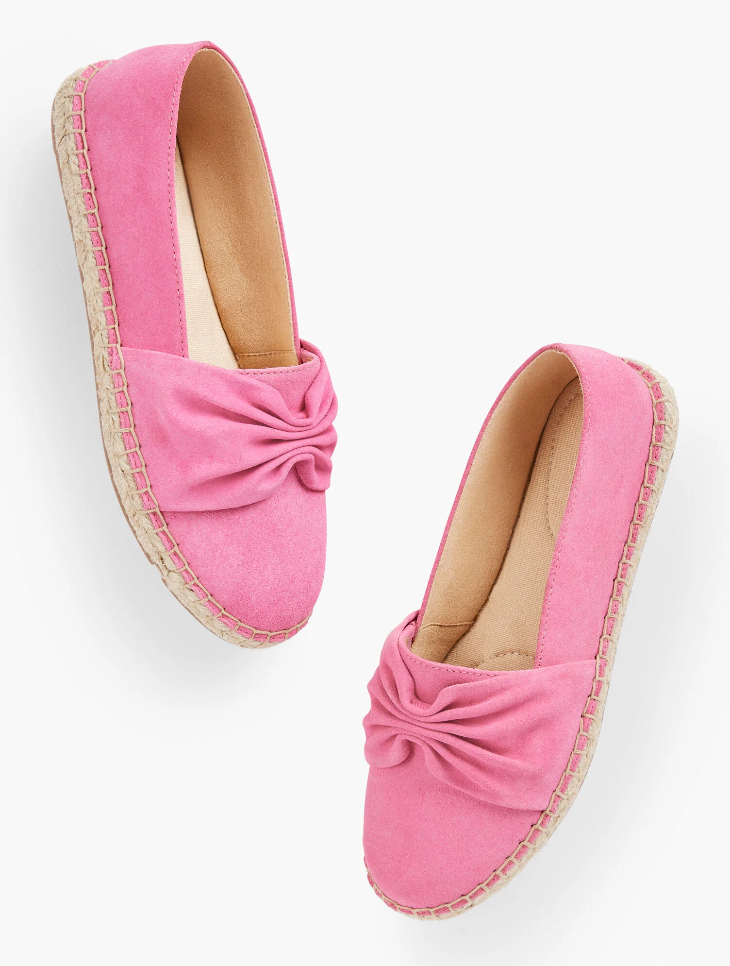 Izzy Cinched Suede Espadrilles