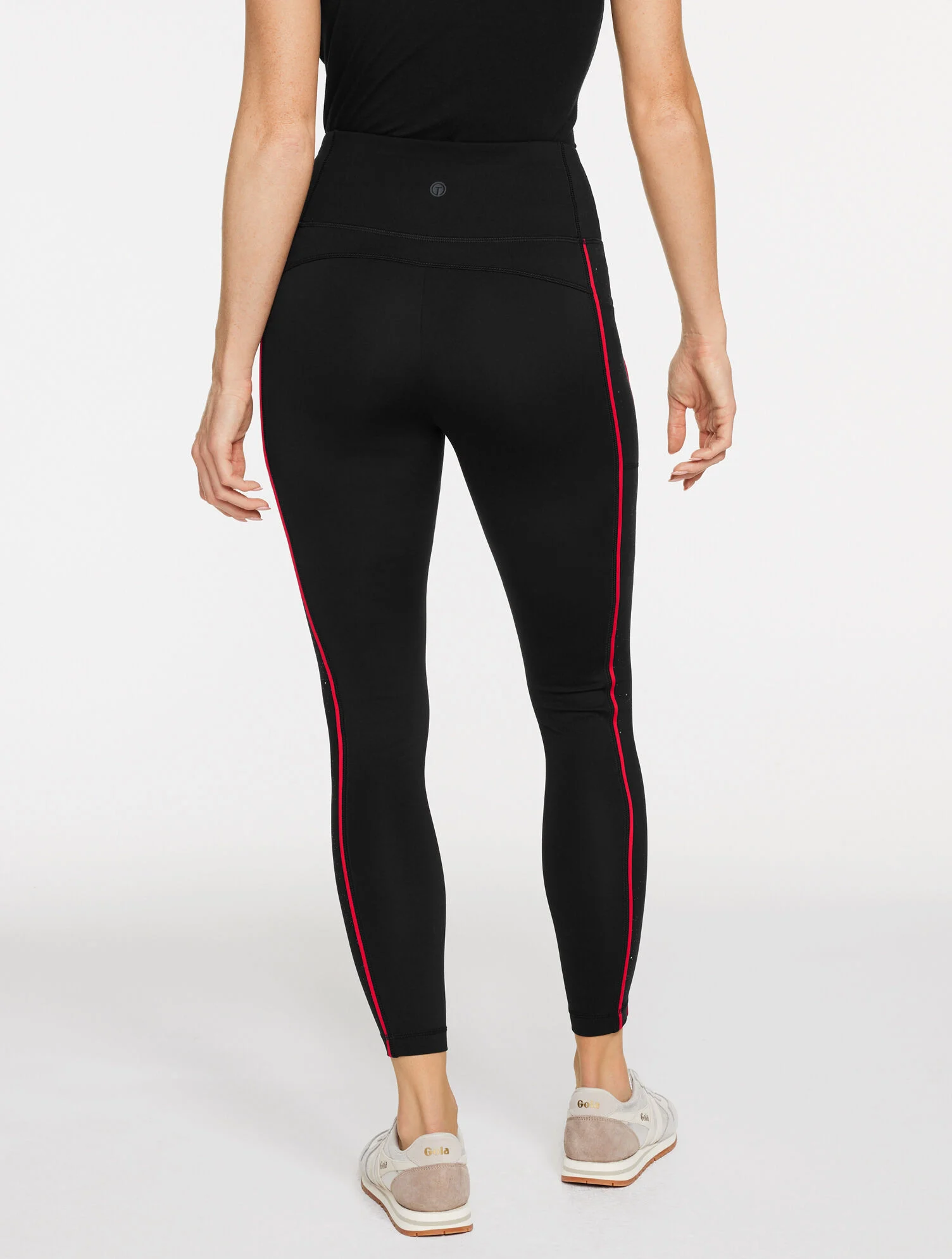 Luxe Fleeceback Leggings - Gleaming Dots